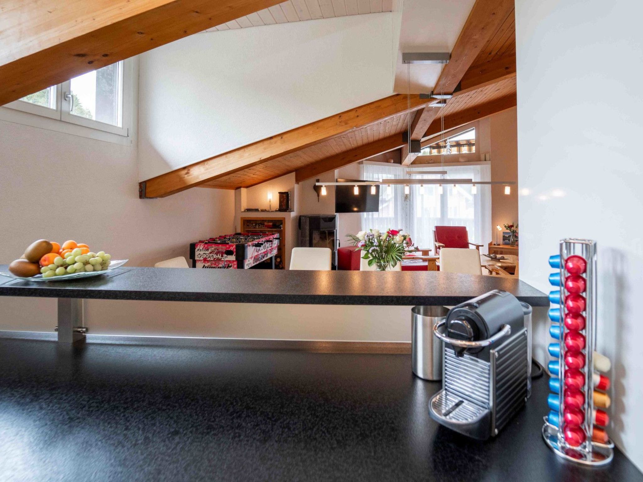 Appartement Arnika Attika, Obersaxen Affeier, (Obersaxen Affeier), 34105B – Cuisine et coin repas, photo 23 sur 29