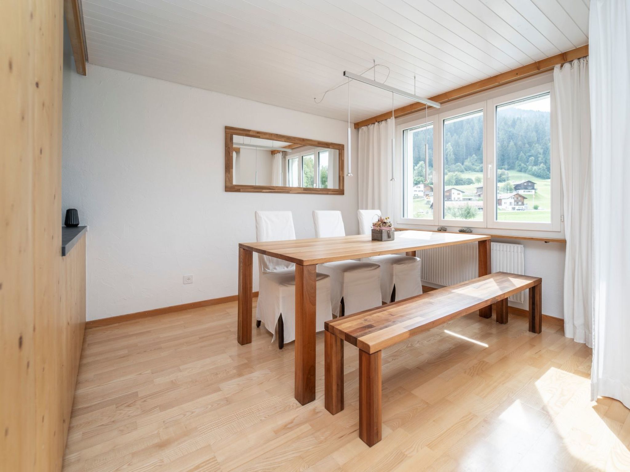 Appartement Casa Runaglias, Flond, (Flond), 37003B – Cuisine et coin repas, photo 16 sur 31