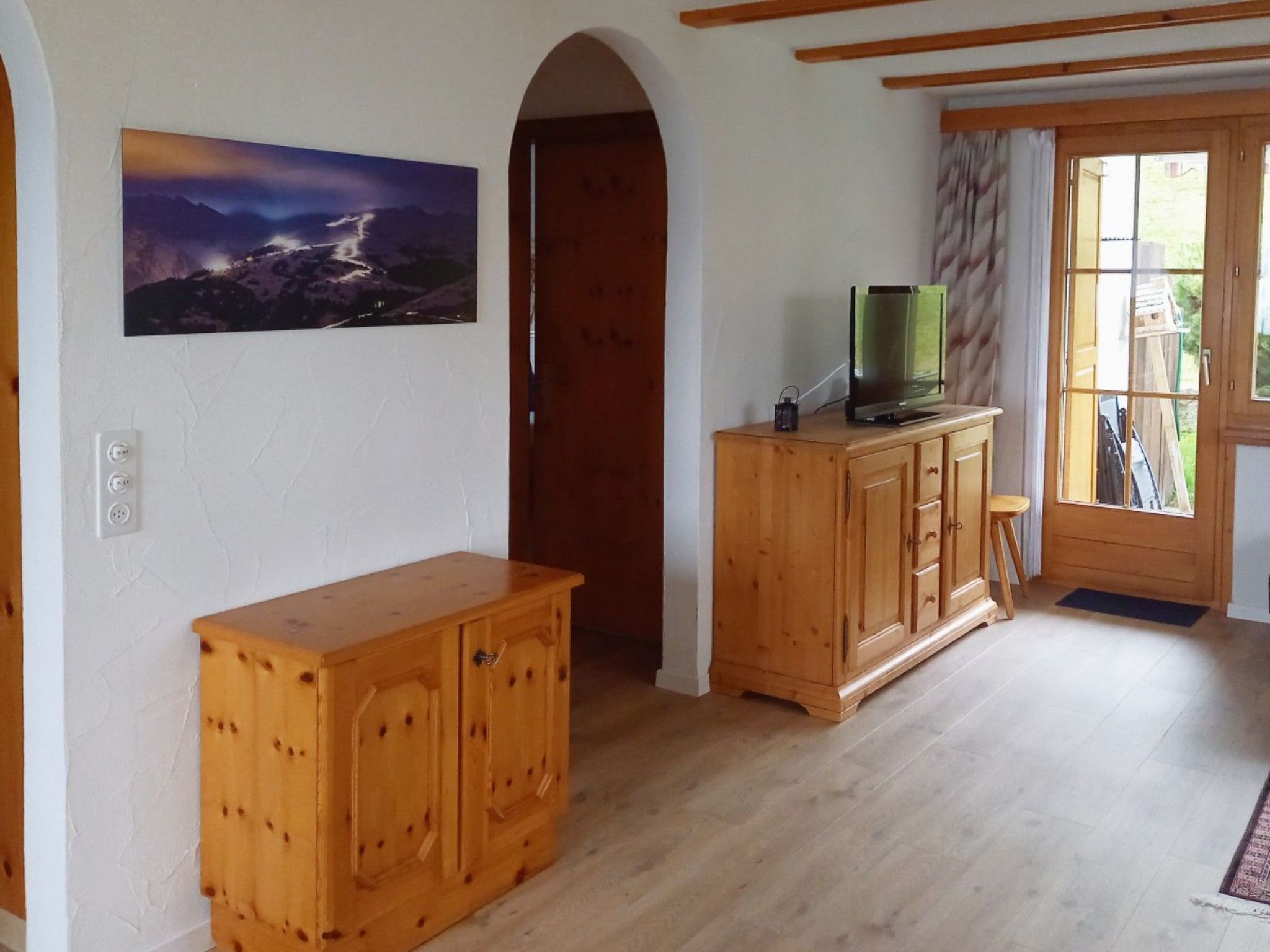 Appartement Seraina, Obersaxen-Valata, (Surcuolm), 38045B – Séjour, photo 10 sur 16