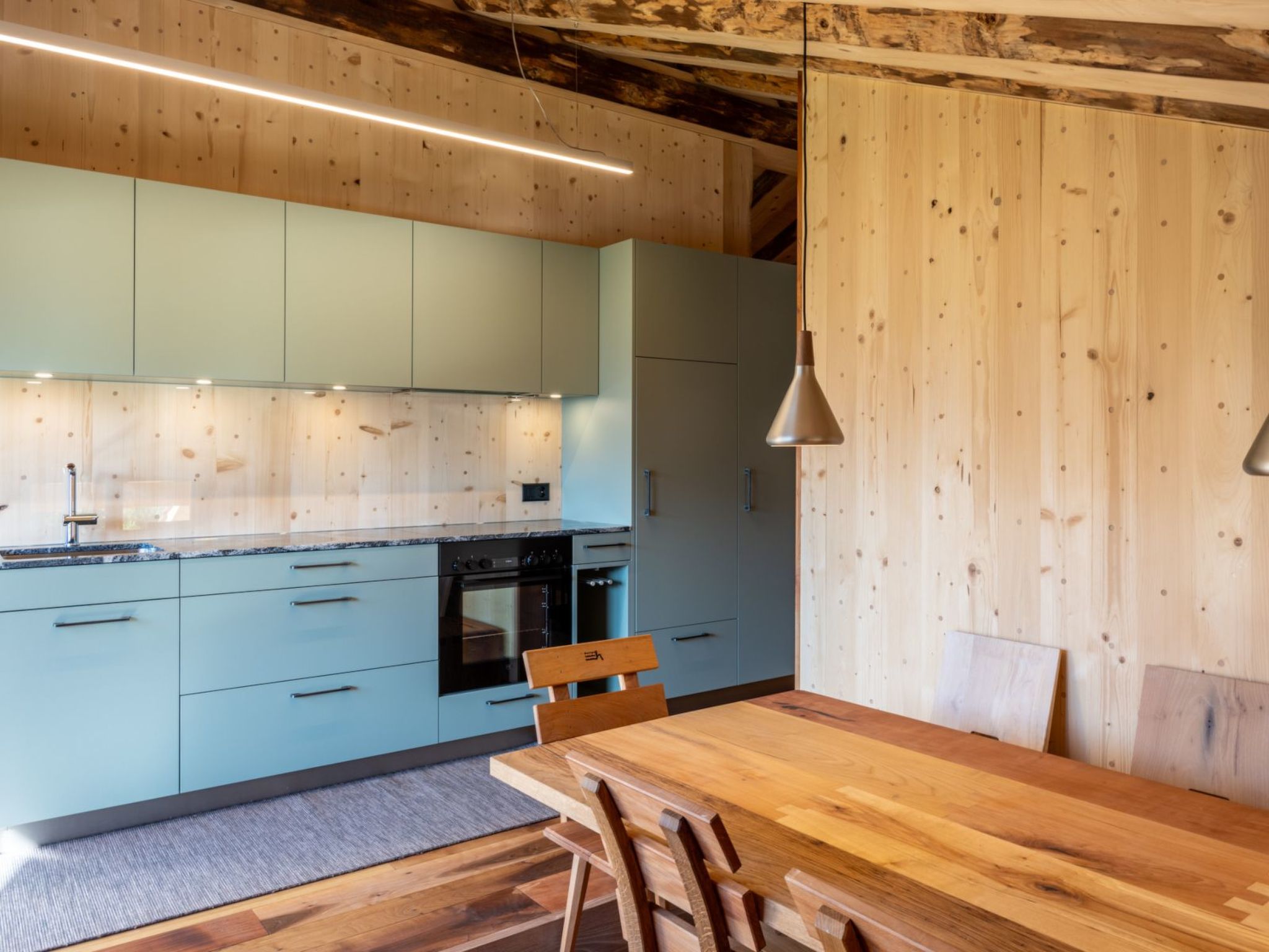 Appartement Ferienhaus Regan, Obersaxen-Valata, (Surcuolm), 38044B – Cuisine et coin repas, photo 15 sur 29