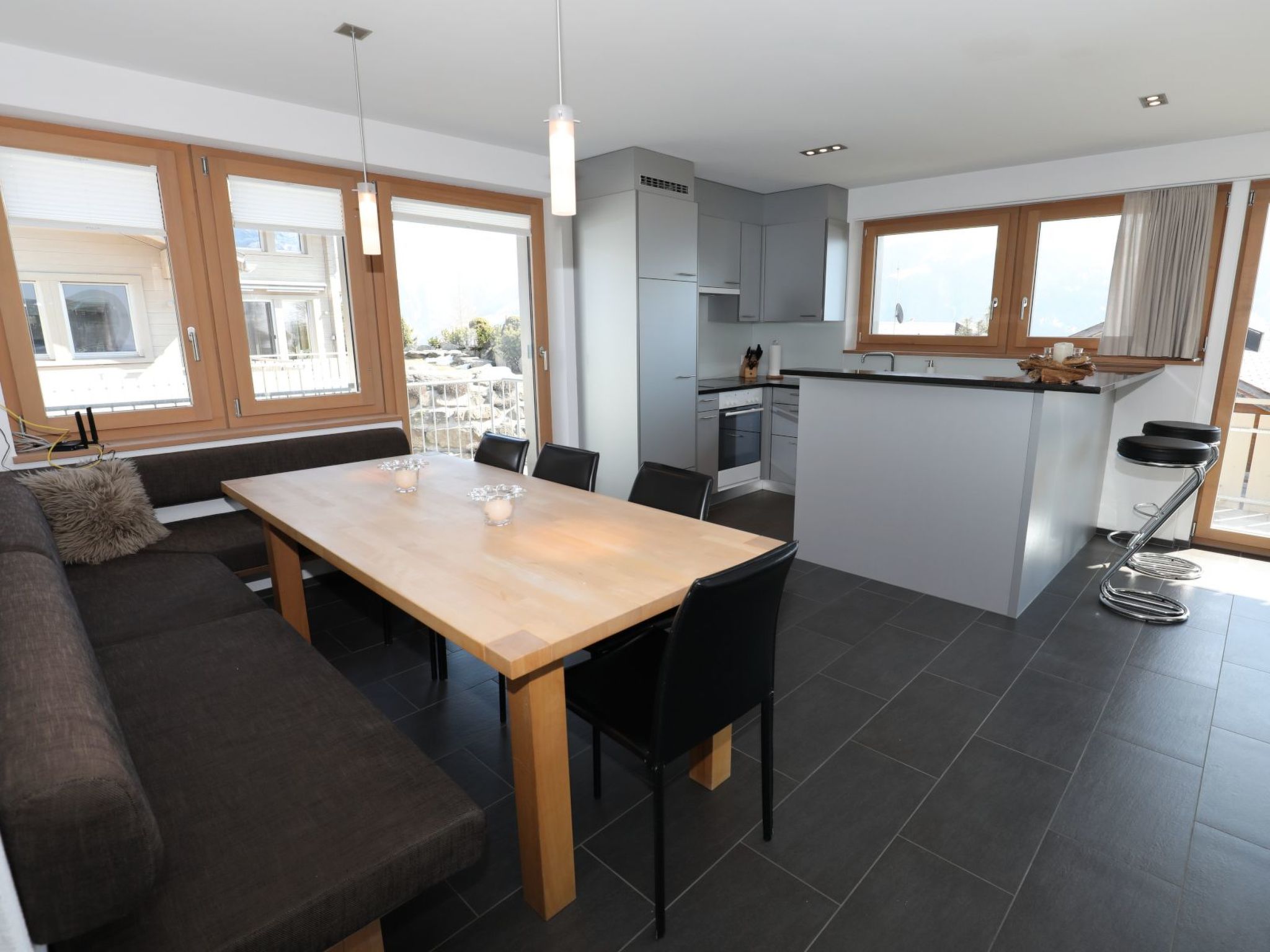Appartement Ferienhaus Davos Munts, Vattiz, (Vattiz), 46012B – Cuisine et coin repas, photo 13 sur 38