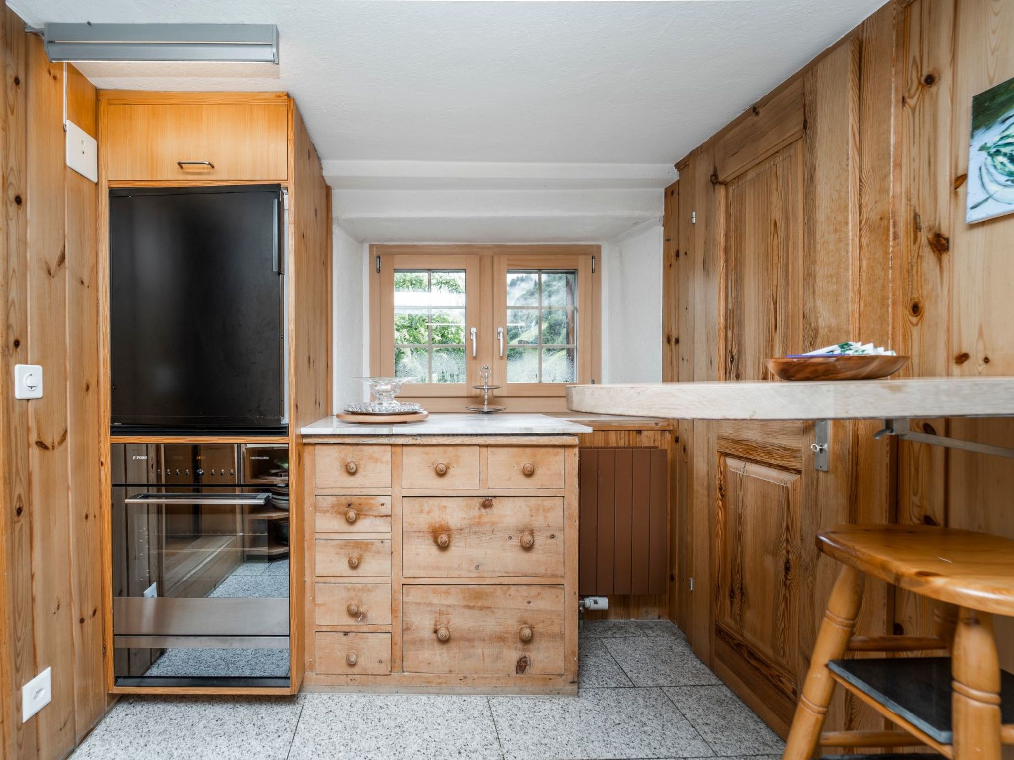 Appartement Ferienhaus Bundi Surin, Lumbrein, (Lumbrein), 48010B – Cuisine et coin repas, photo 12 sur 18