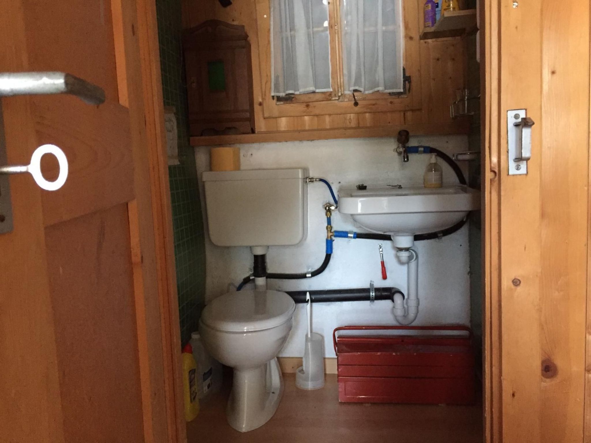 Appartement Maiensäss Camona, Siat, (Siat), 57004B – Salle de bains, photo 12 sur 22