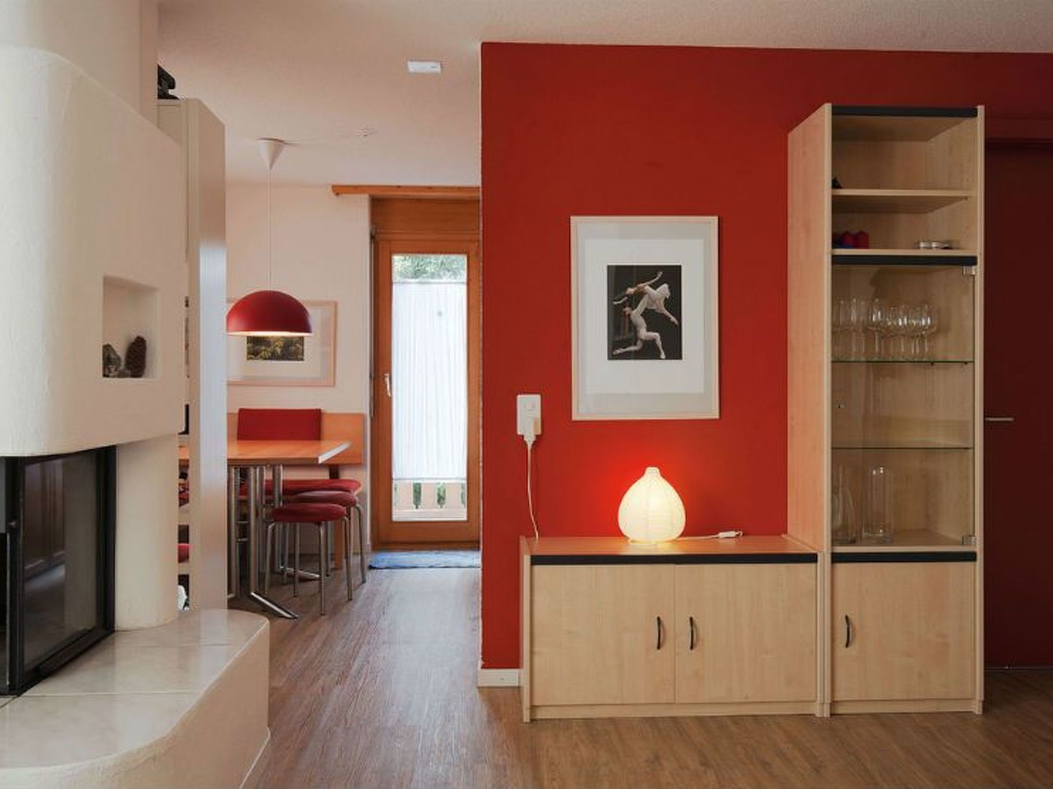 Appartement Profos, Ruschein, (Ruschein), 54002B – Cuisine et coin repas, photo 15 sur 19