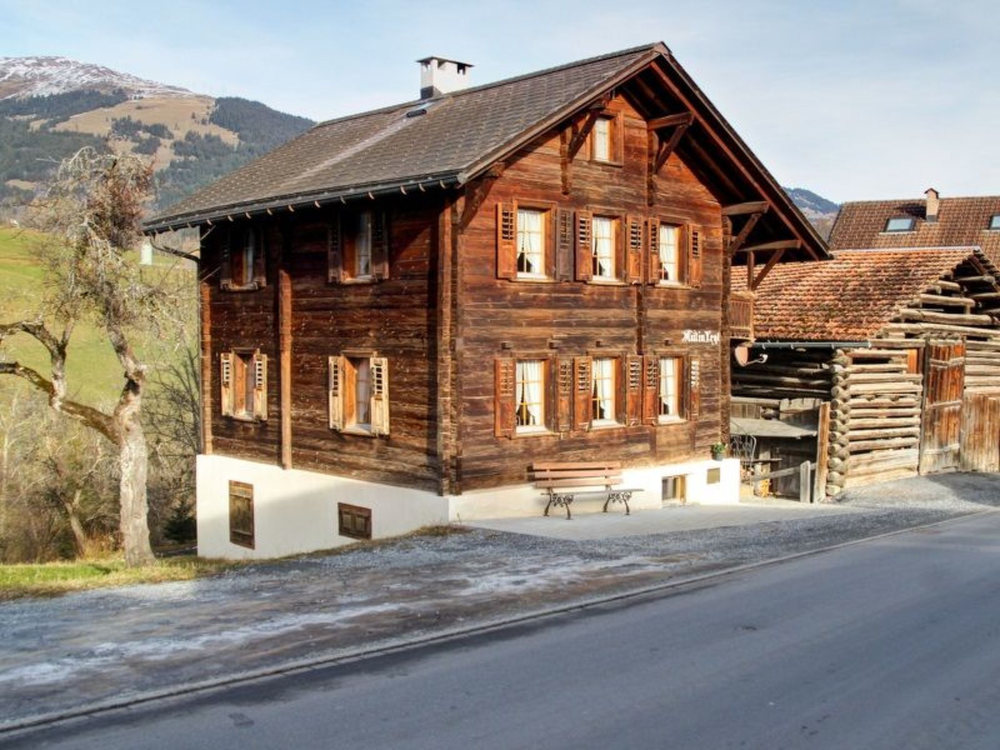 Appartement Ferienhaus Mulin Vegl Sprecher, Waltensburg, (Waltensburg/Vuorz), 58001B – Extérieur de la maison, photo 7 sur 17