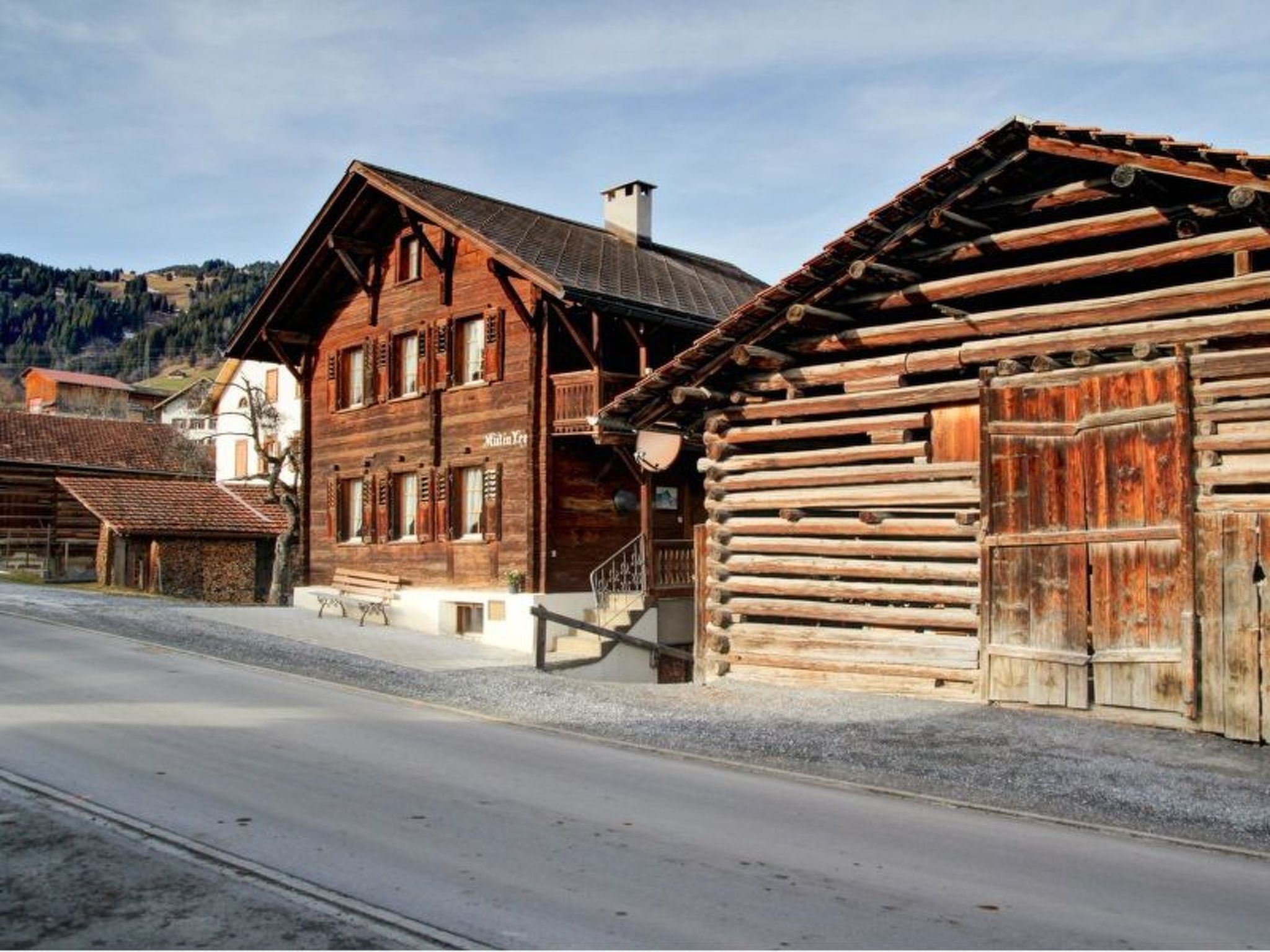 Appartement Ferienhaus Mulin Vegl Sprecher, Waltensburg, (Waltensburg/Vuorz), 58001B – Extérieur de la maison, photo 9 sur 17