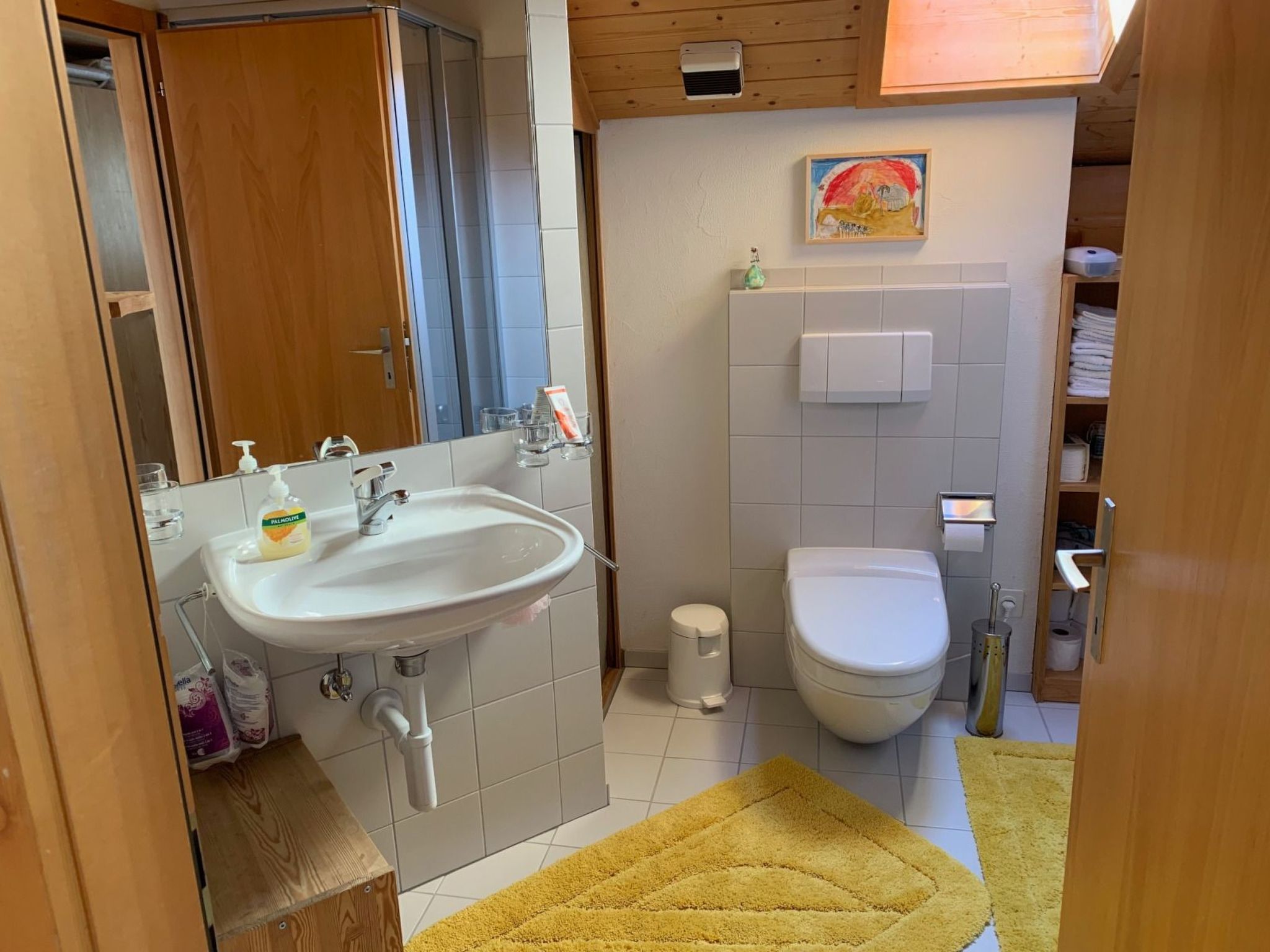 Appartement Haus Vicasa, Andiast, (Andiast), 59003B – Salle de bains, photo 15 sur 18