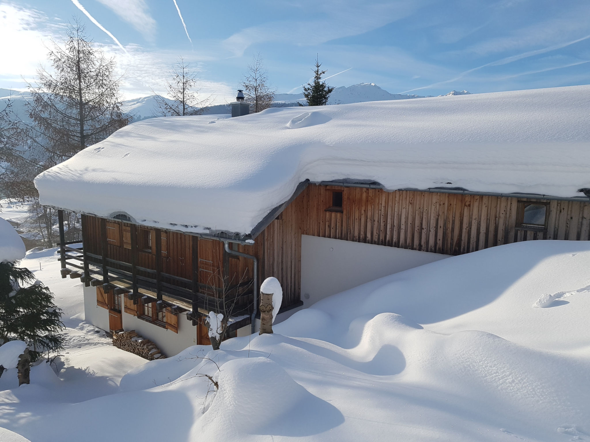Ferienhaus Casa Seglias, Brigels, (Breil/Brigels), 65097B - Draußen