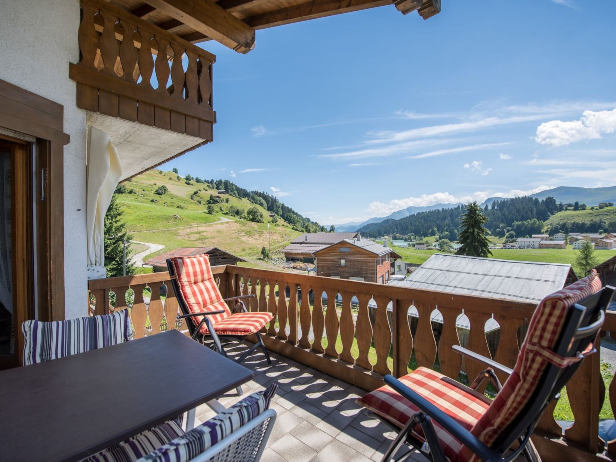 Appartement La Prada Seipel, Brigels, (Breil/Brigels), 65031B – Terrasse, photo 18 sur 21