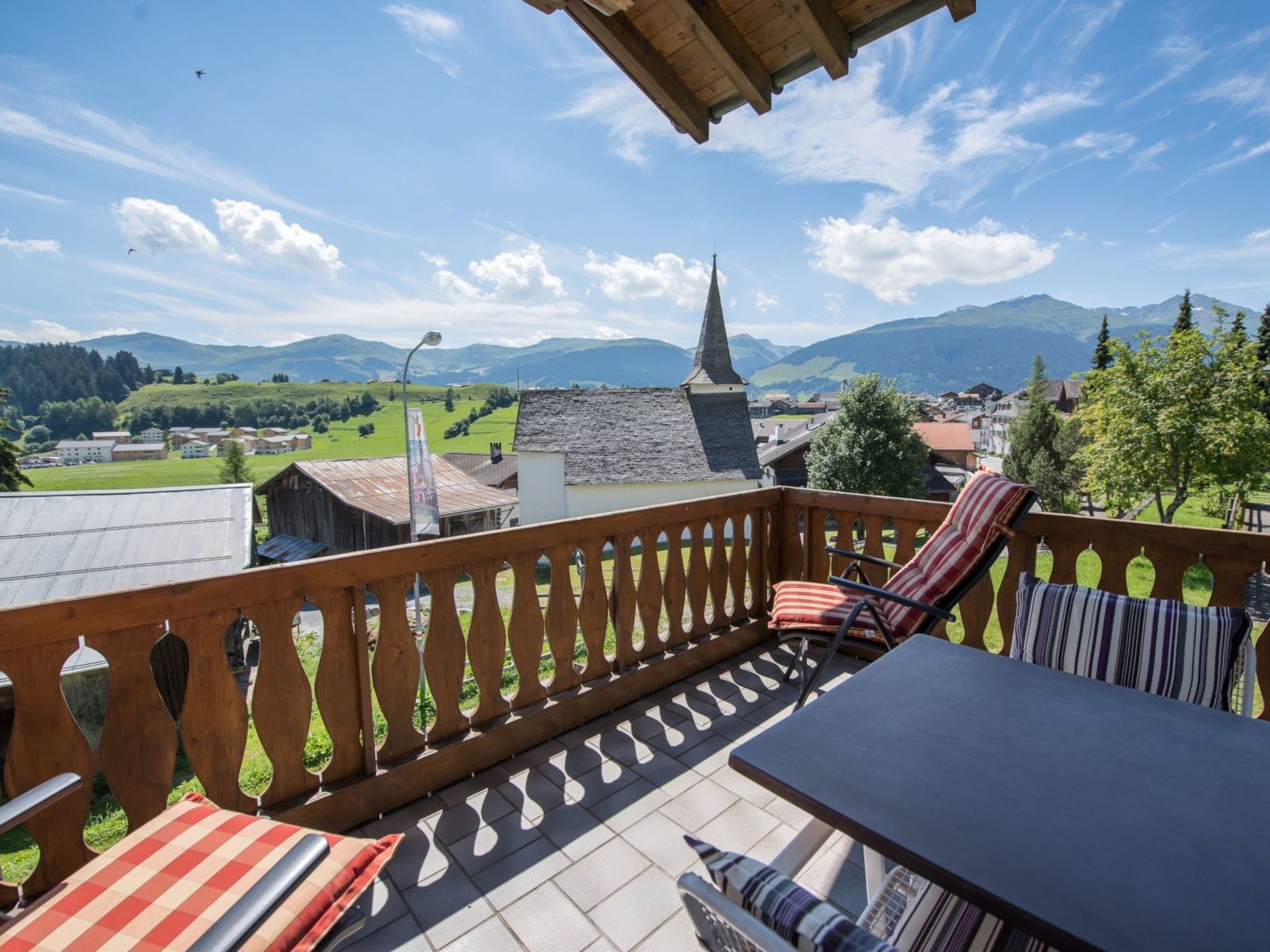 Appartement La Prada Seipel, Brigels, (Breil/Brigels), 65031B – Terrasse, photo 19 sur 21