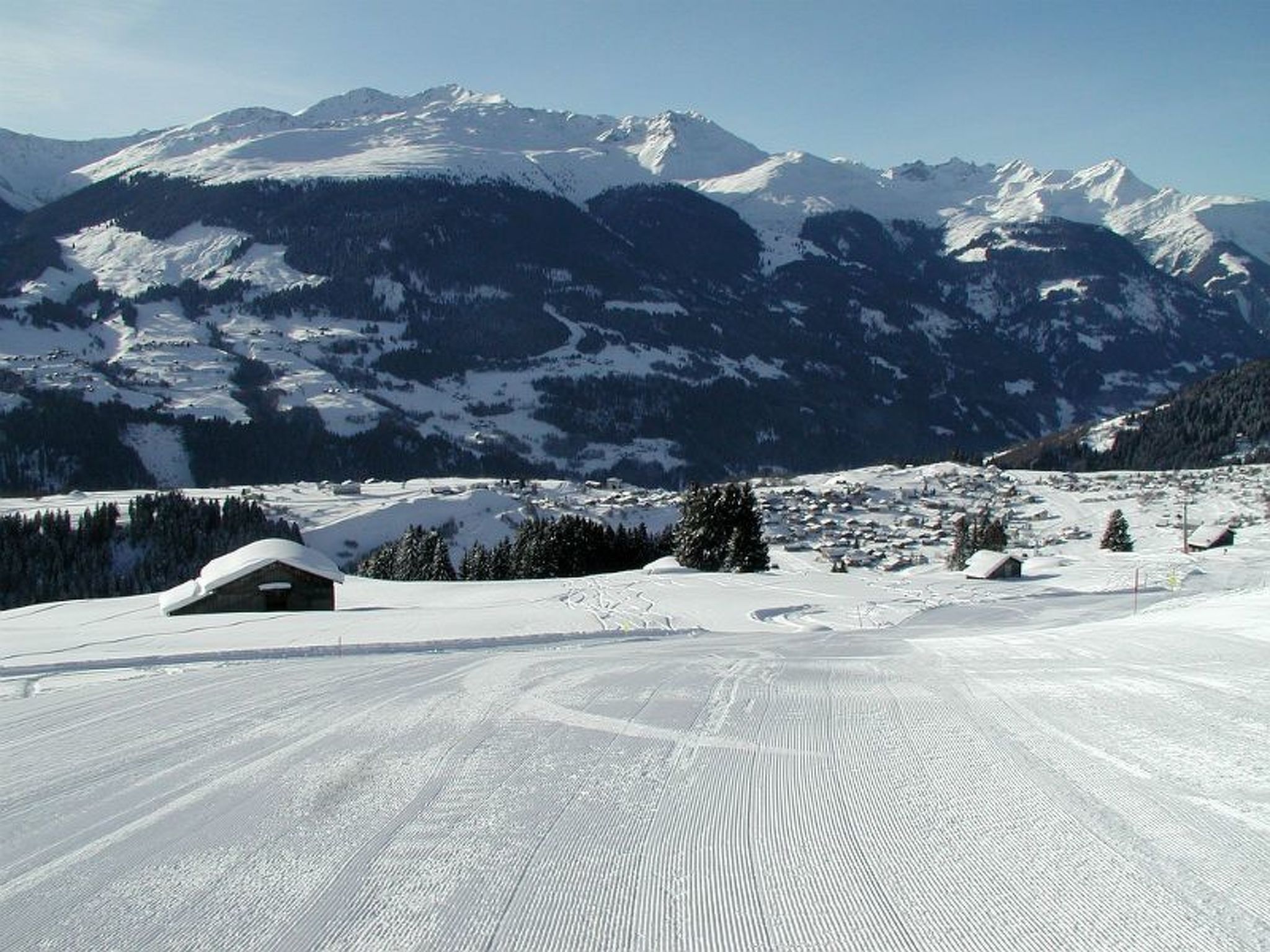 Appartement Pradas Resort Brigels, (Breil/Brigels), 65055B – Extérieur de la maison, photo 5 sur 45
