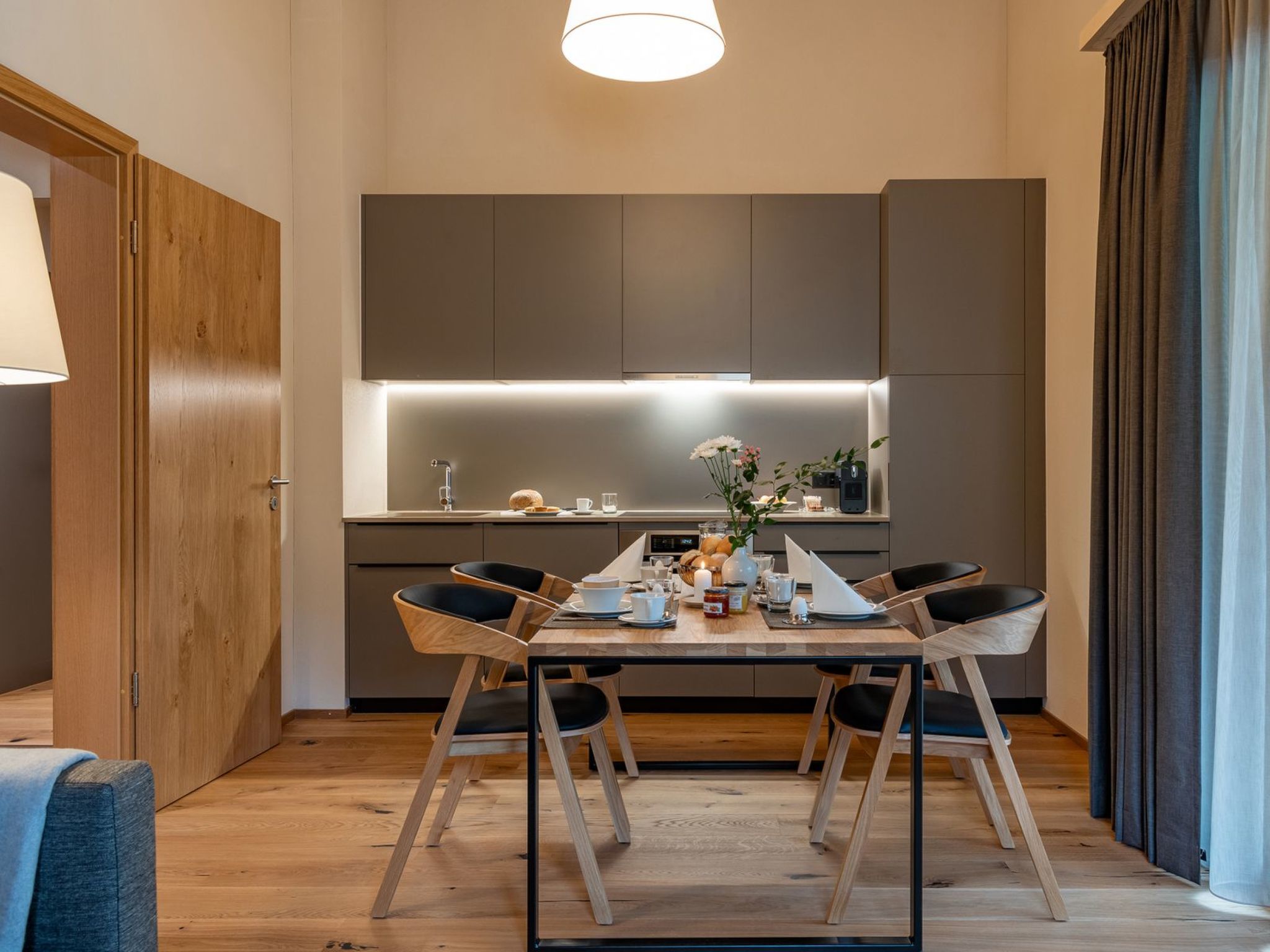 Appartement Pradas Resort Brigels, (Breil/Brigels), 65055B – Cuisine et coin repas, photo 13 sur 45