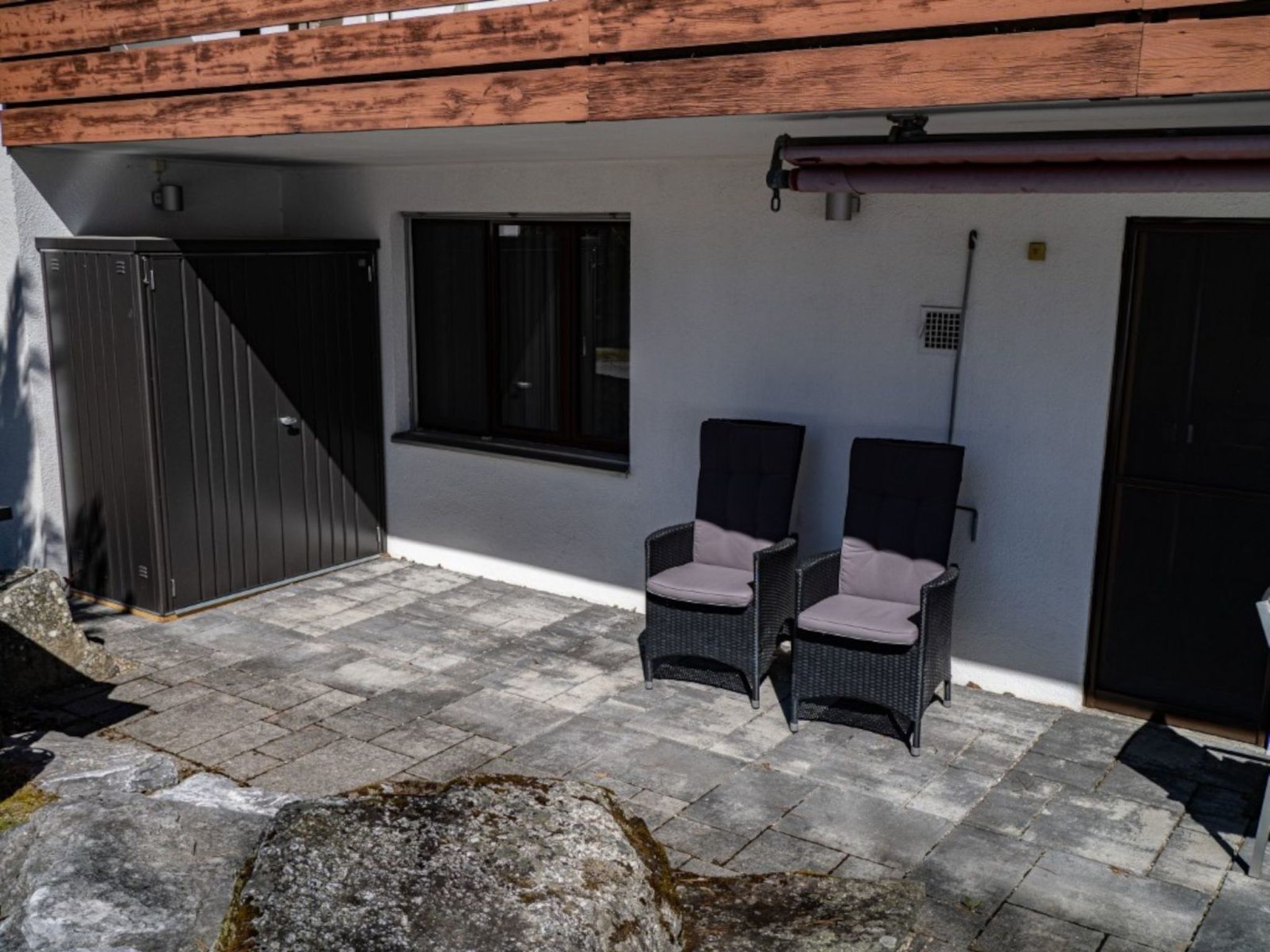 Appartement Casa Sogn Giacun Guyet Brigels, (Breil/Brigels), 65035B – Terrasse, photo 4 sur 28