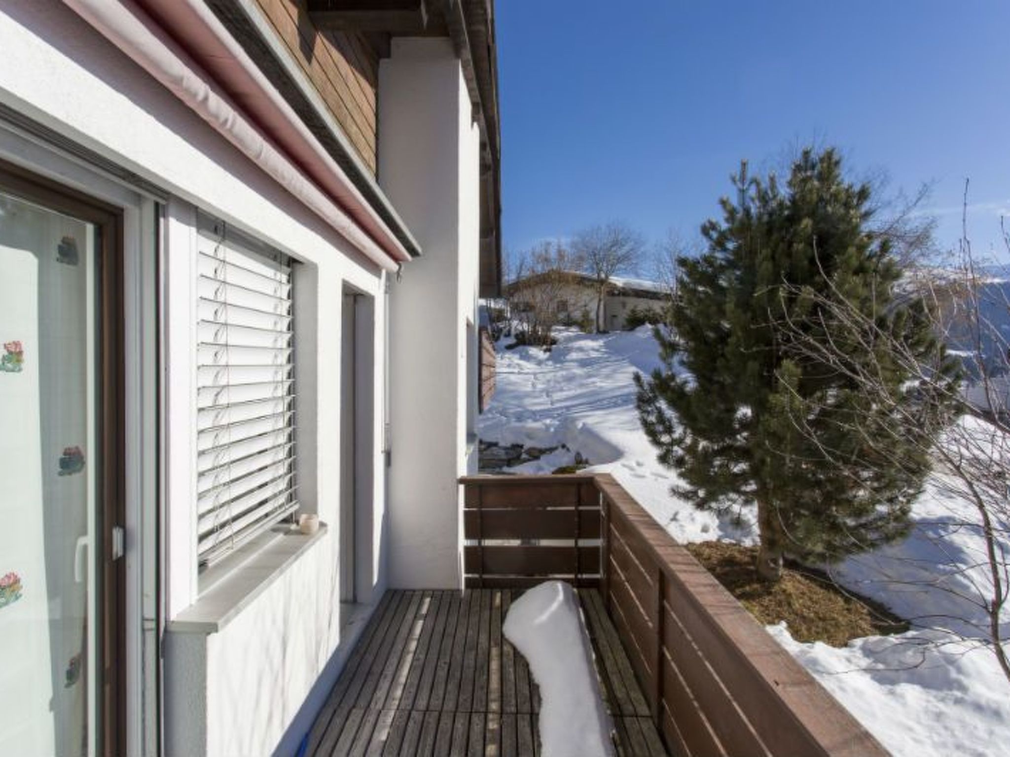 Appartement Casa Sogn Giacun Tacke, Brigels, (Breil/Brigels), 65053B – Terrasse, photo 18 sur 25