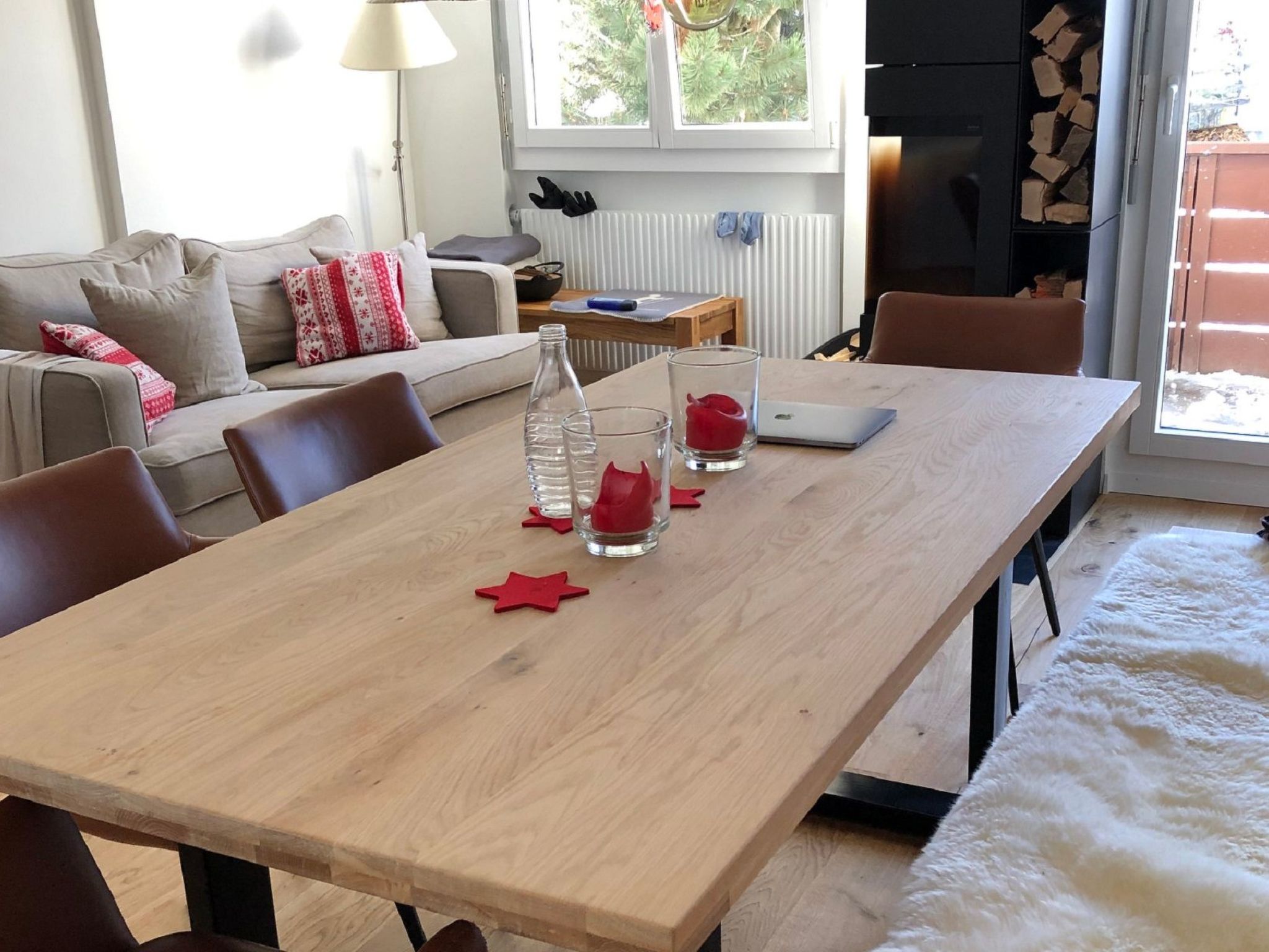 Appartement Casa Sogn Giacun Tacke, Brigels, (Breil/Brigels), 65053B – Cuisine et coin repas, photo 10 sur 25