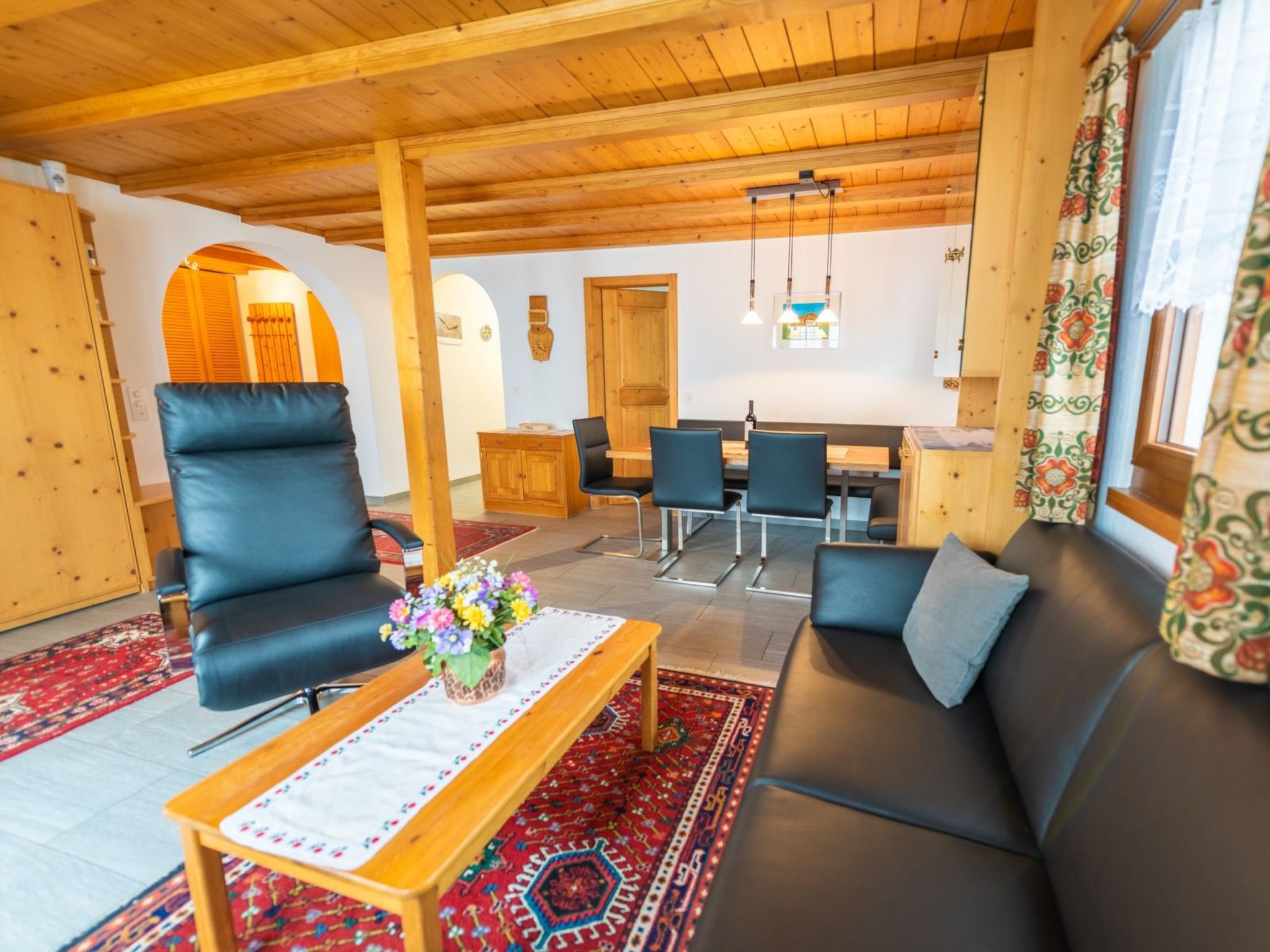 Appartement Casa Panorama Camartin, Brigels, (Breil/Brigels), 65037B – Séjour, photo 8 sur 24