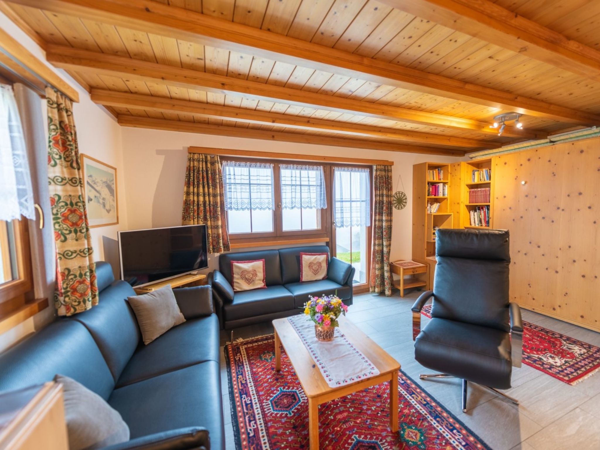 Appartement Casa Panorama Camartin, Brigels, (Breil/Brigels), 65037B – Séjour, photo 7 sur 24