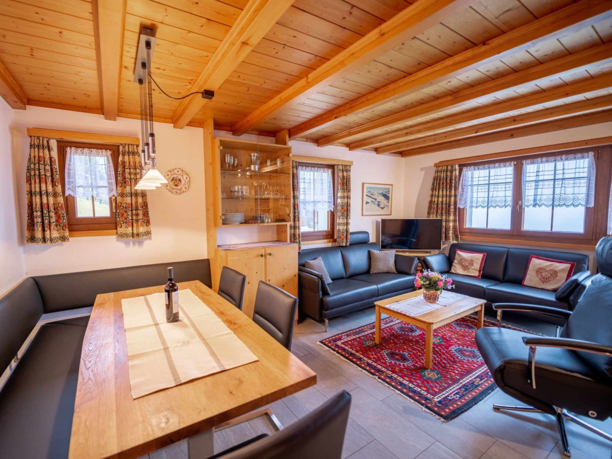 Appartement Casa Panorama Camartin, Brigels, (Breil/Brigels), 65037B – Séjour, photo 6 sur 24
