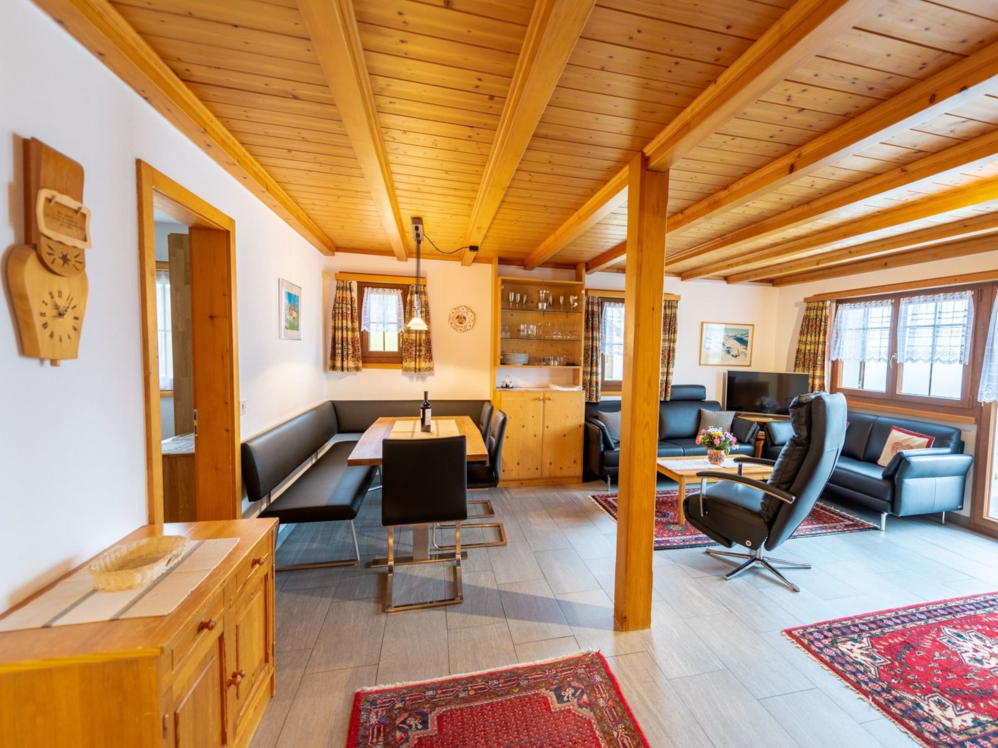 Appartement Casa Panorama Camartin, Brigels, (Breil/Brigels), 65037B – Séjour, photo 4 sur 24