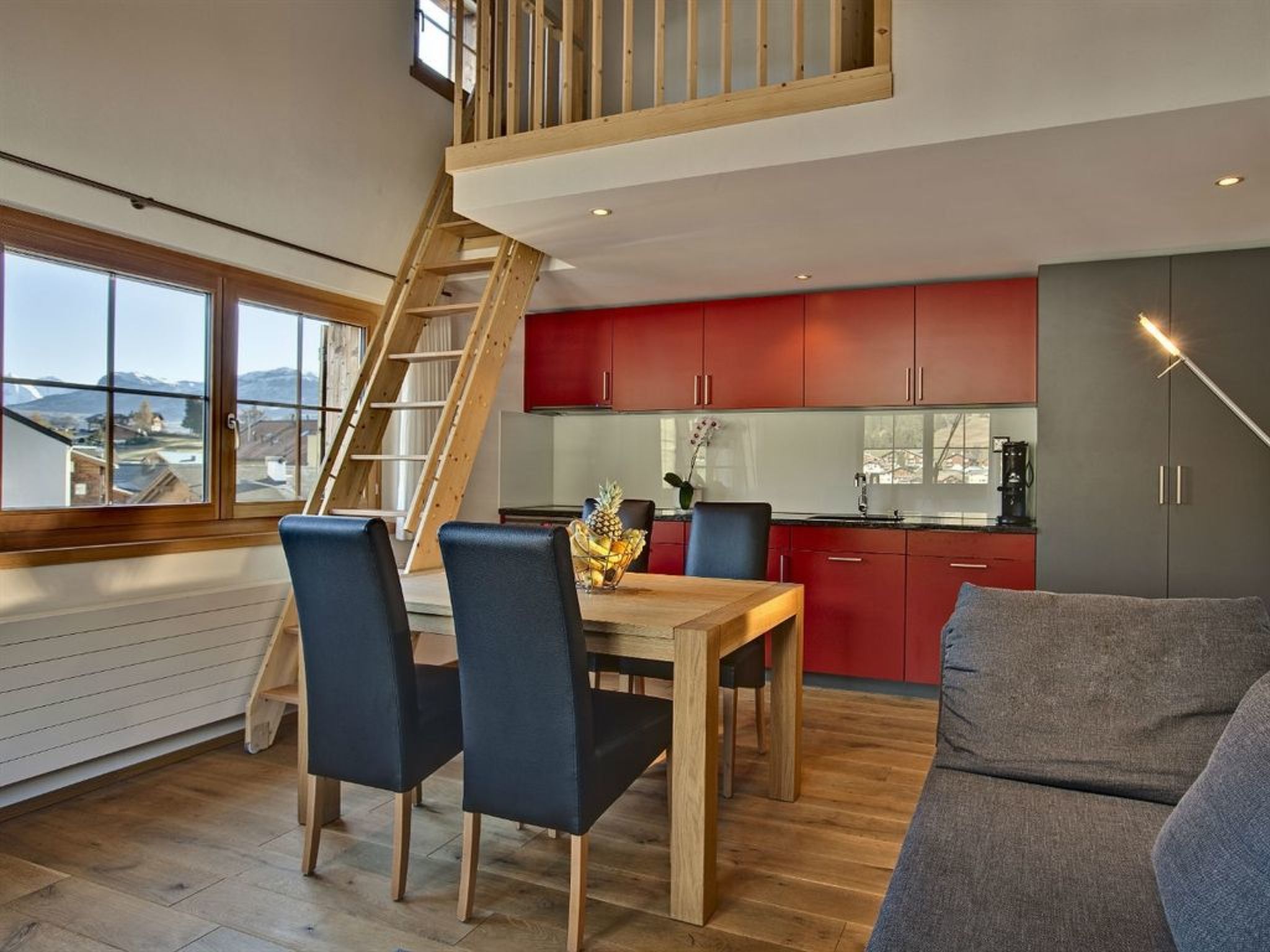Appartement Alpina Schmed, Brigels, (Breil/Brigels), 65002B – Cuisine et coin repas, photo 8 sur 17