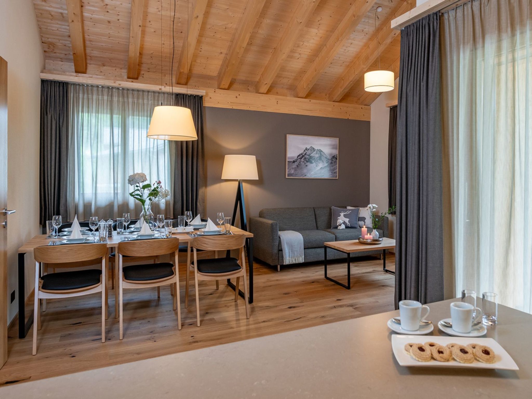 Appartement Pradas Resort Brigels, (Breil/Brigels), 65055B – Cuisine et coin repas, photo 14 sur 50