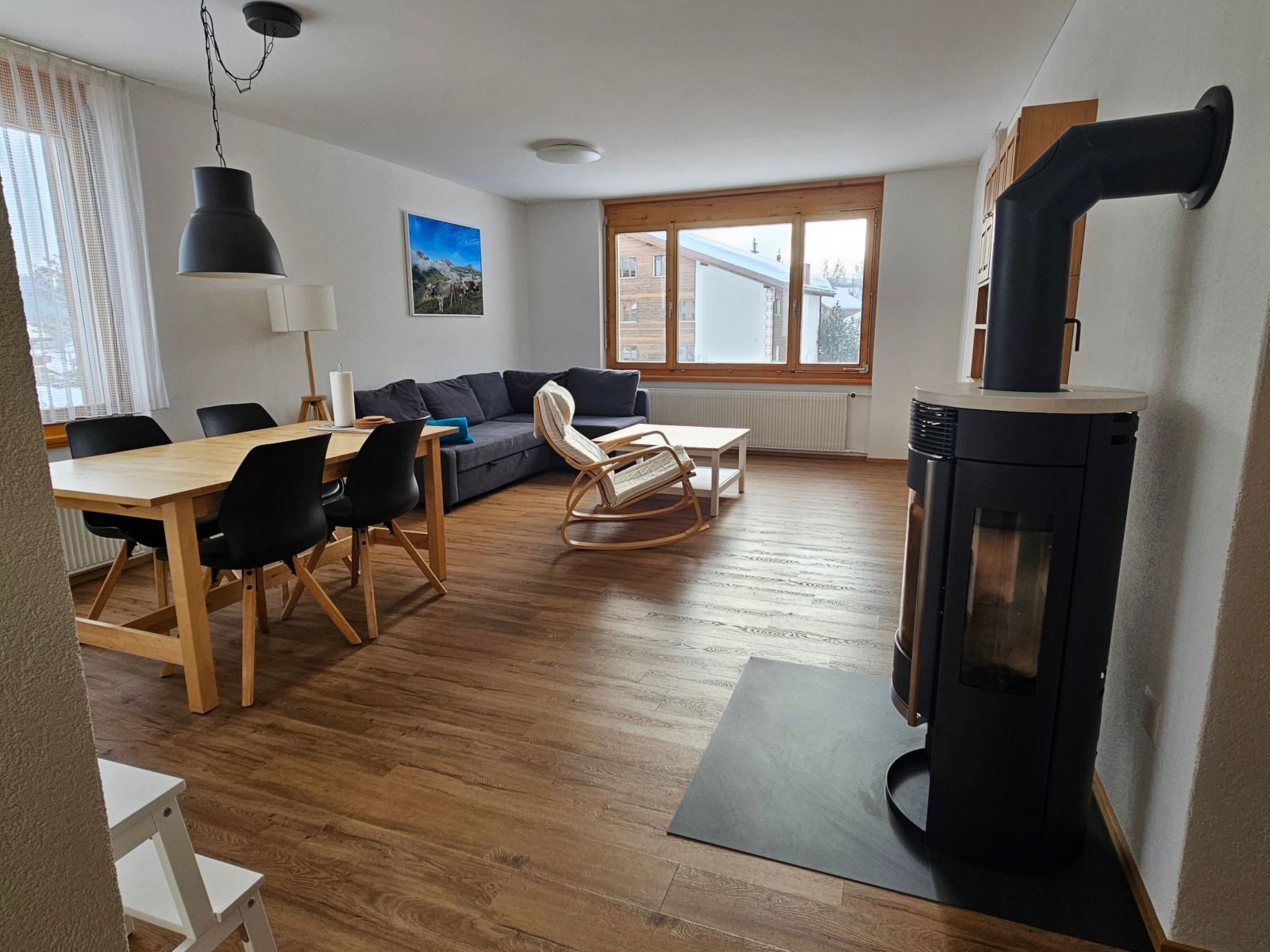 Appartement Anita 1 Defuns, Brigels, (Breil/Brigels), 65005B – Séjour, photo 7 sur 23