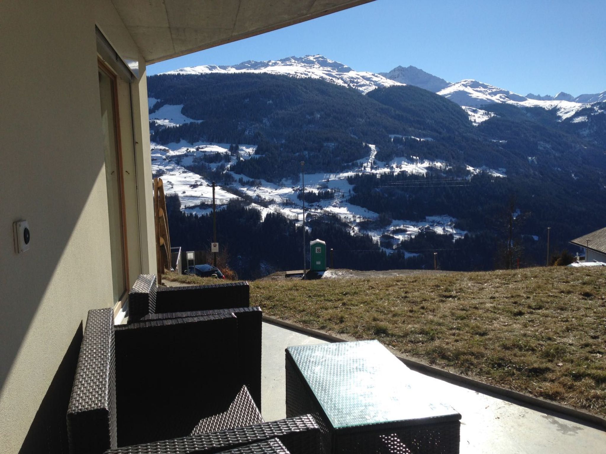 Appartement Bialavesta Siev, Brigels, (Breil/Brigels), 65080B – Terrasse, photo 11 sur 24