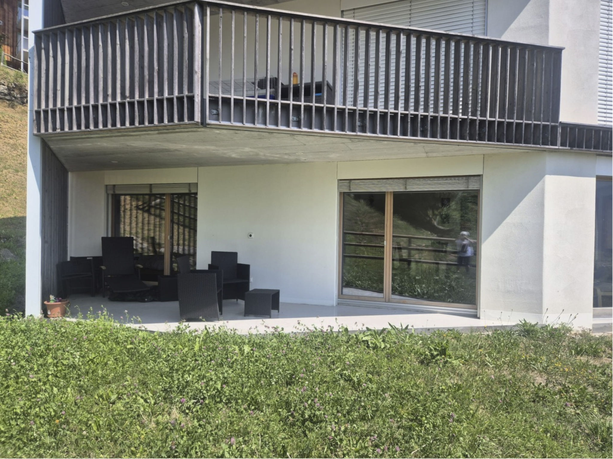 Appartement Bialavesta Siev, Brigels, (Breil/Brigels), 65080B – Terrasse, photo 4 sur 24