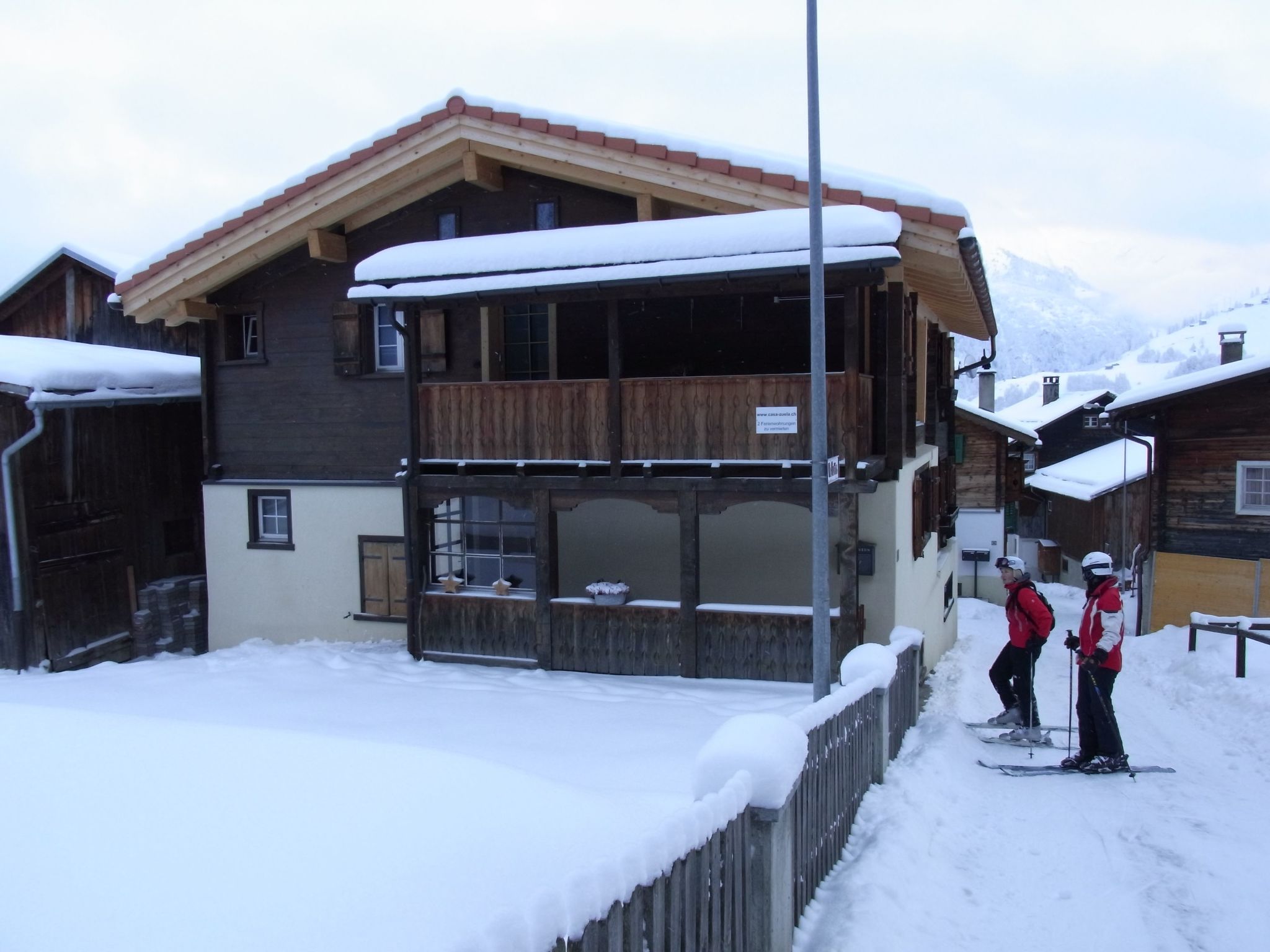 Appartement Casa Zuela, (Segnas/Disentis), 1033 – Extérieur de la maison, photo 15 sur 18