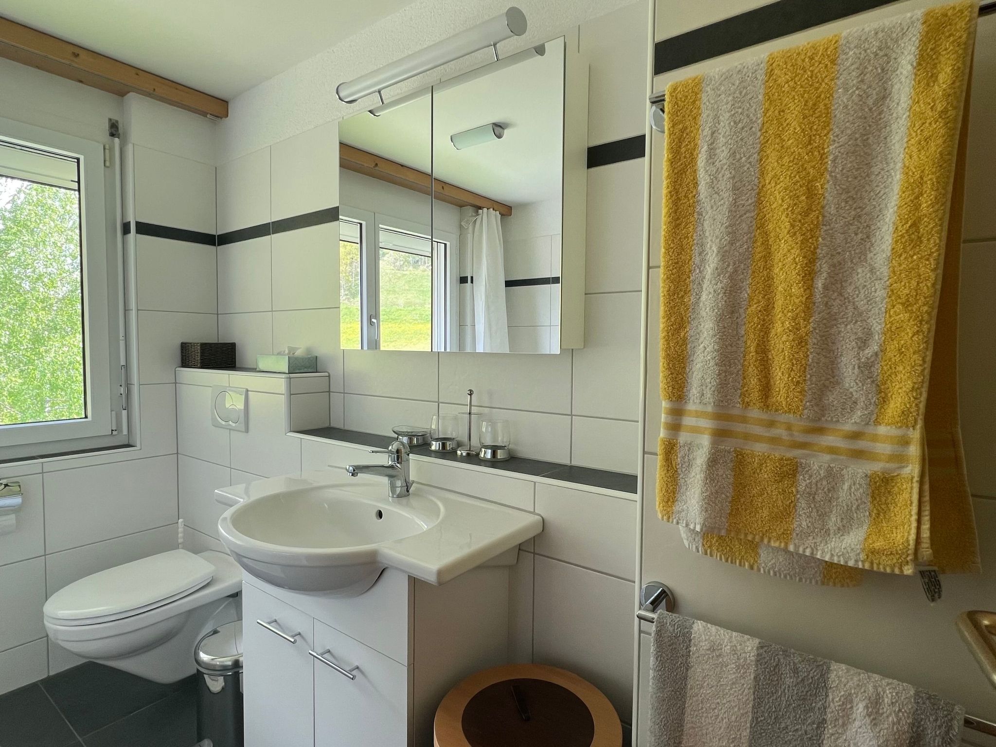 Appartement Casa Diala Panorama, (Segnas/Disentis), 1106 – Salle de bains, photo 20 sur 21