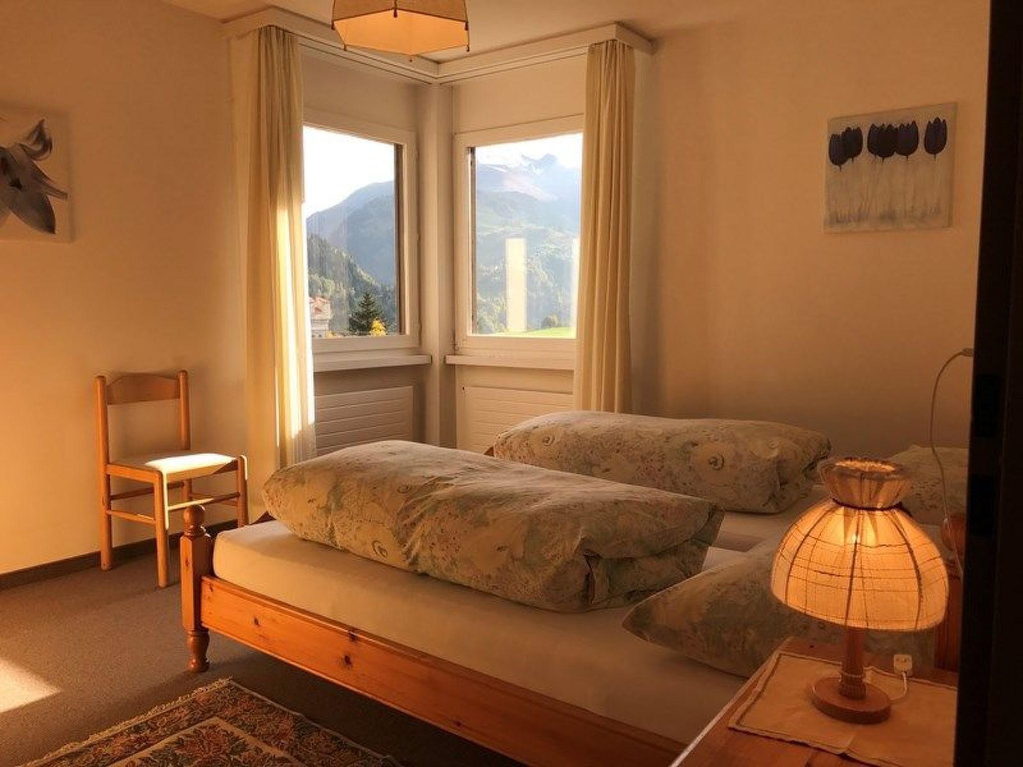 Appartement Disentiserhof Hönig, (Disentis/Mustér), 1049 – Chambre, photo 7 sur 13