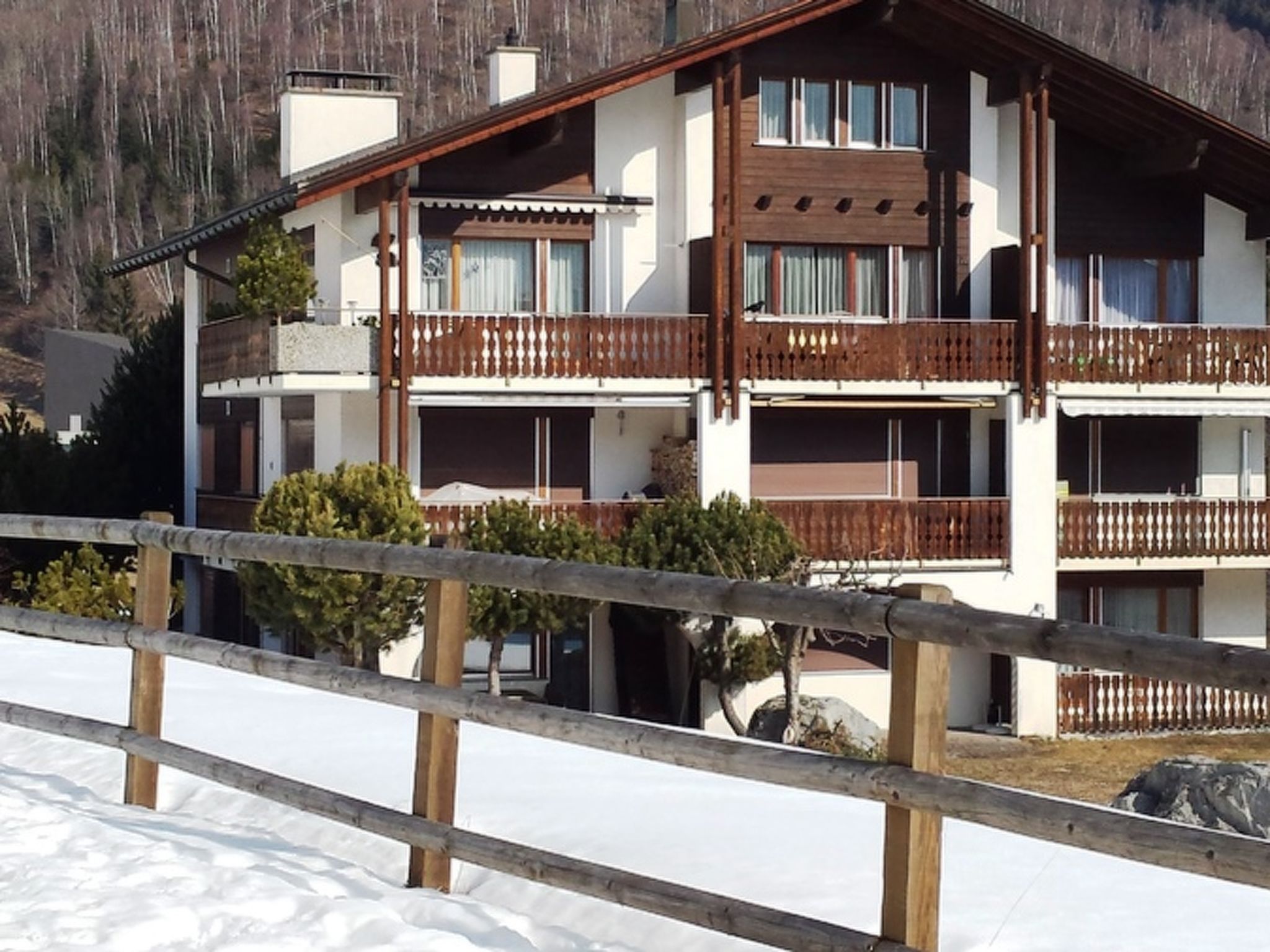 Casa Sax 5 Church, (Disentis/Mustér). - Draußen