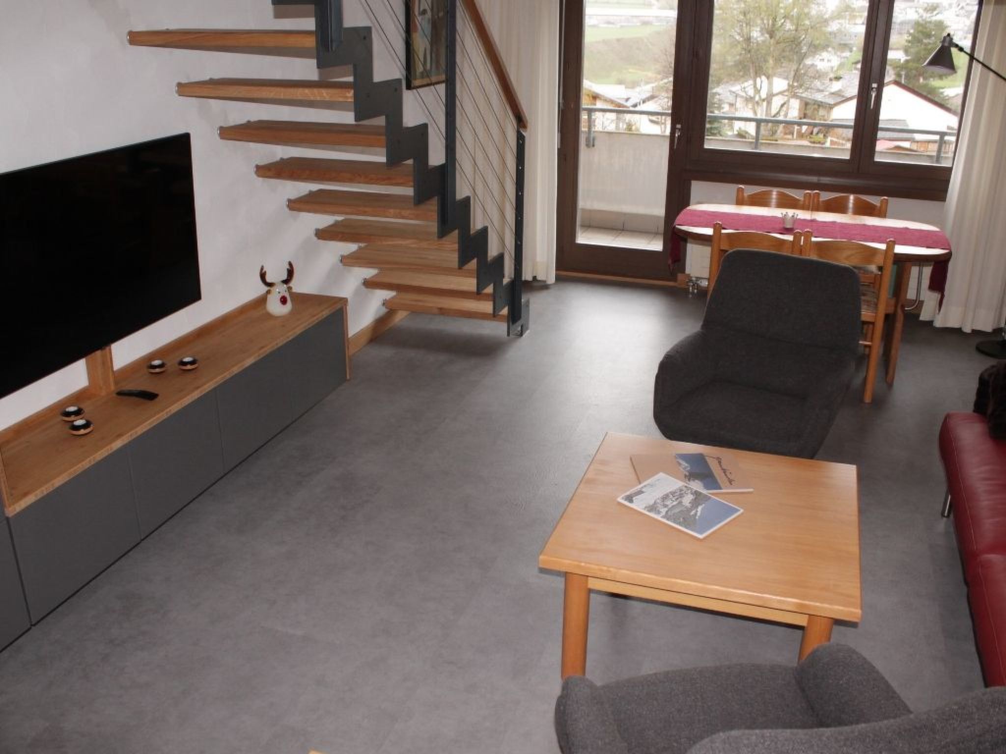 Appartement Disentiserhof Garvera, (Disentis/Mustér), 1032 – Cuisine et coin repas, photo 13 sur 14