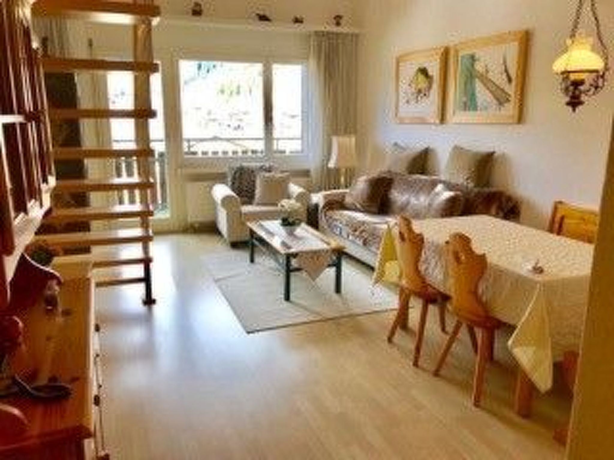 Appartement Disentiserhof Hönig, (Disentis/Mustér), 1048 – Cuisine et coin repas, photo 6 sur 12