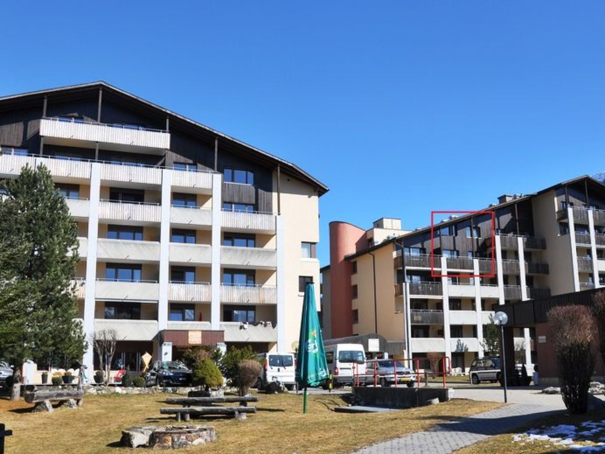 Appartement Disentiserhof Hönig, (Disentis/Mustér), 1048 – Extérieur, photo 10 sur 12