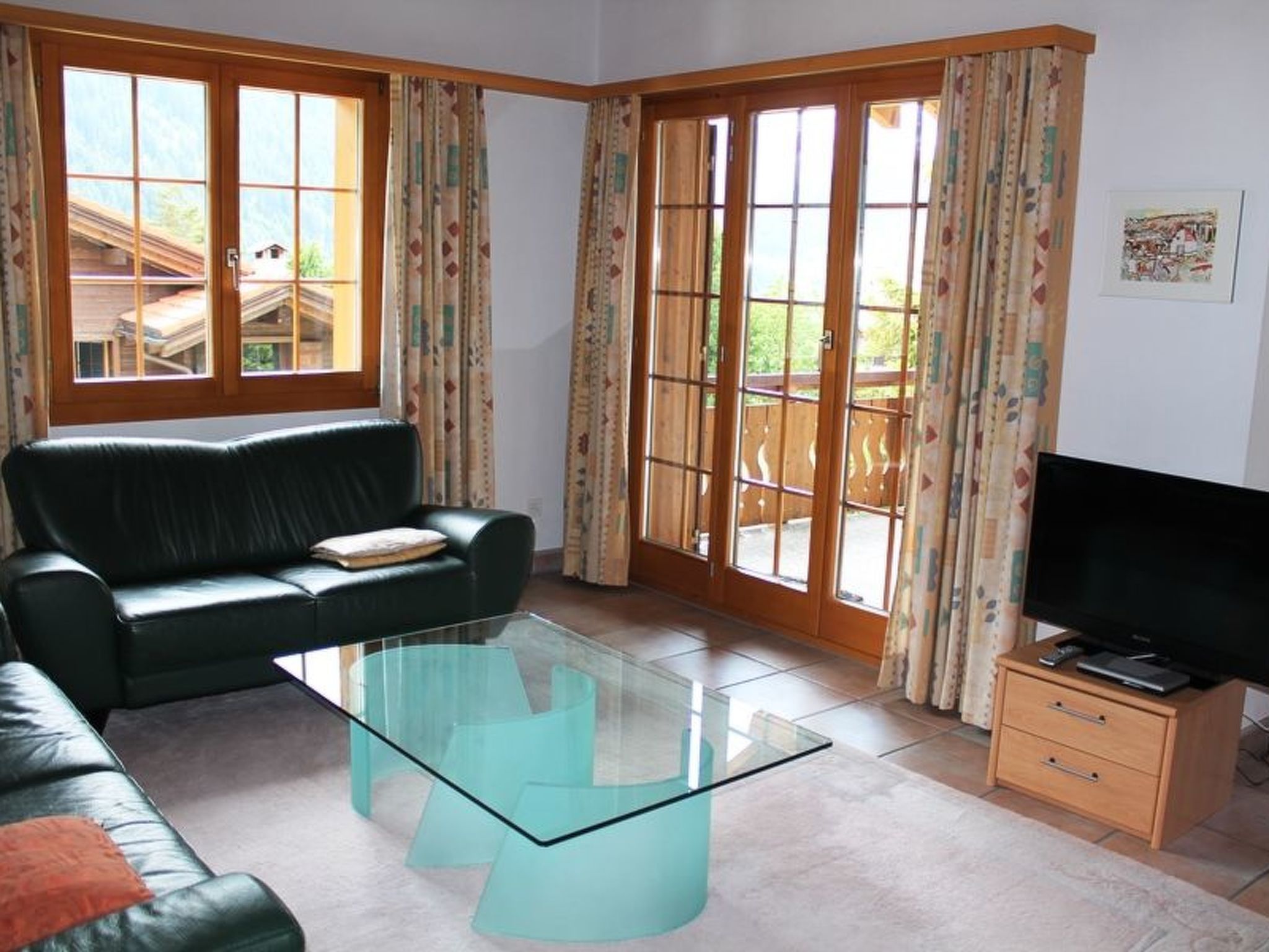 Appartement Casa Genziana Castelein, (Camischolas/Sedrun), 217.01 – Séjour, photo 5 sur 12