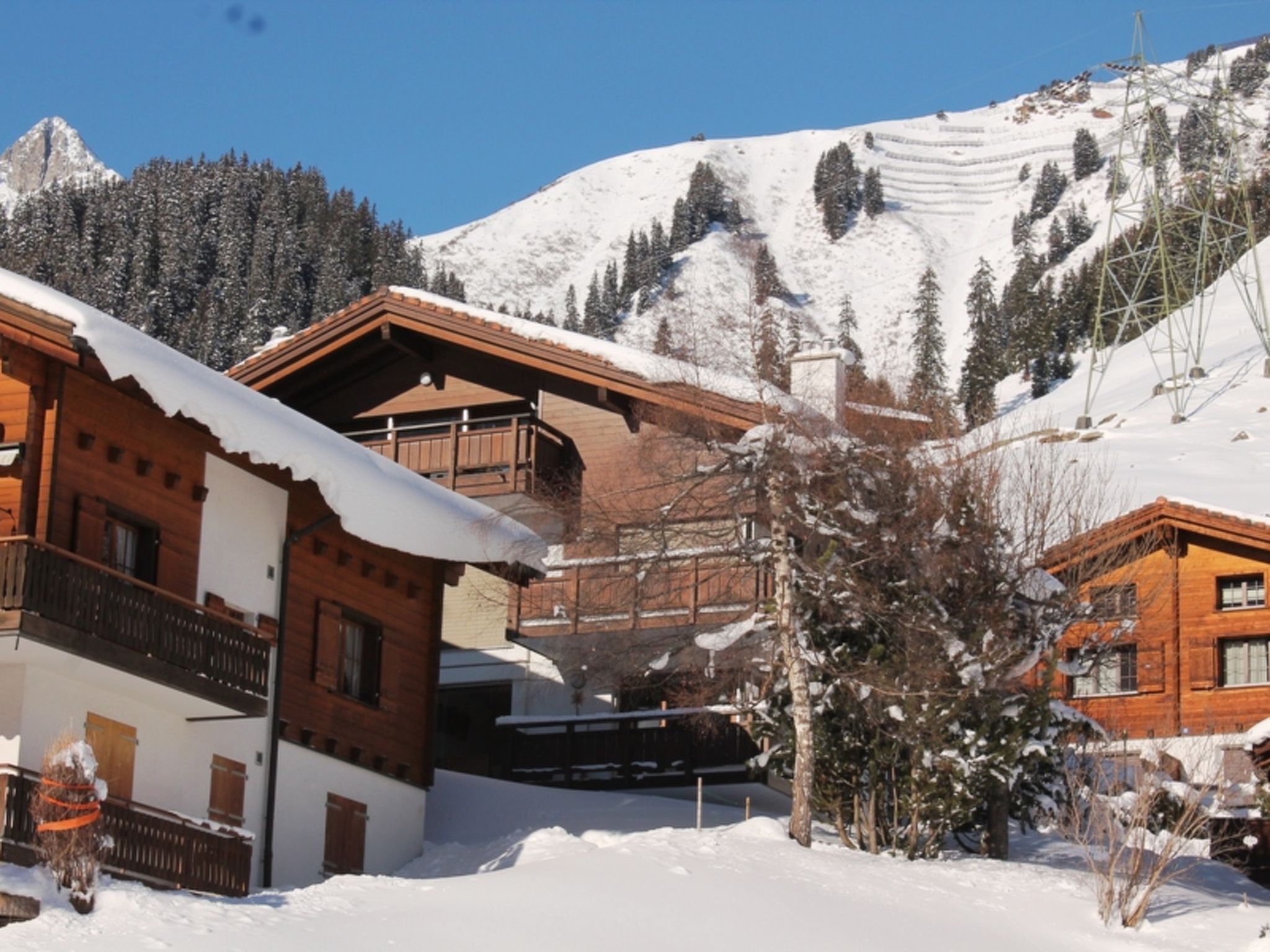 Knus appartement in Camischolas met terras en bergzicht, dichtbij Sedrun - foto 17