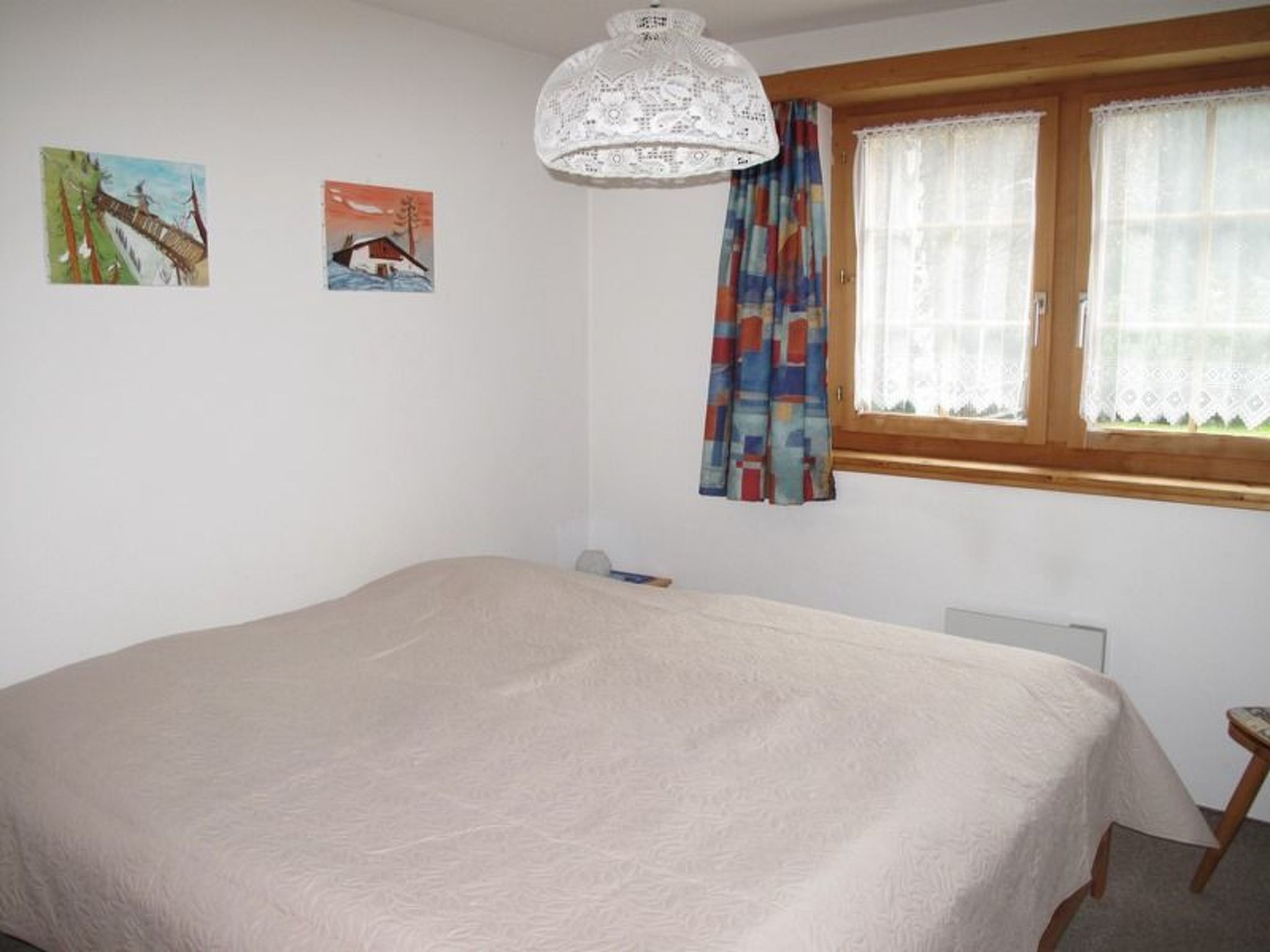 Appartement Casa Posta Berther-Roth, (Rueras/Sedrun), 663.01 – Chambre, photo 8 sur 11