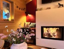 Blue Alpine Lodge: Ski-in, ski-out in Rueras Dieni met bergzicht - thumbnail 1