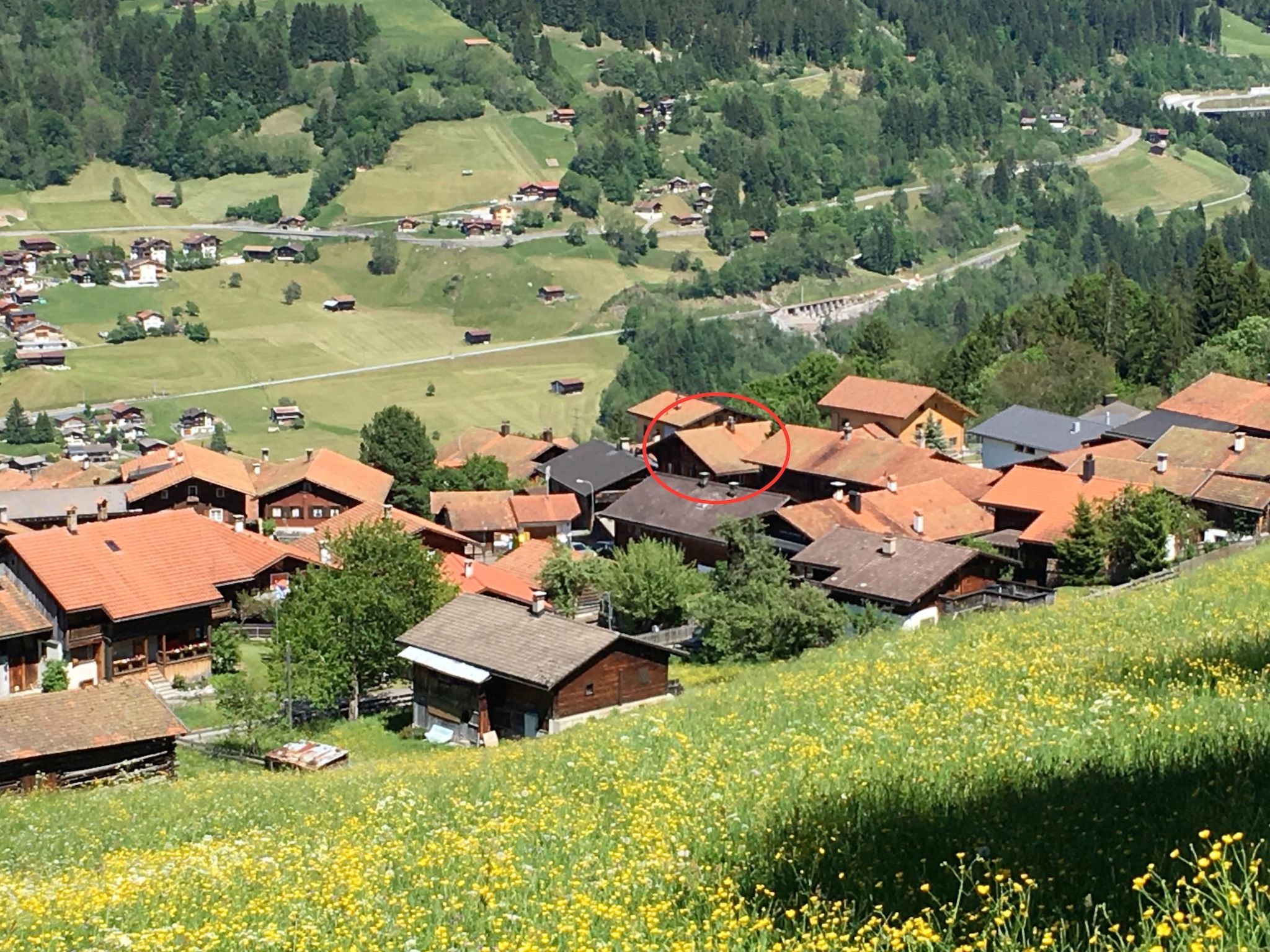 Charmantes Alpen-Appartement in Conters, (Conters),