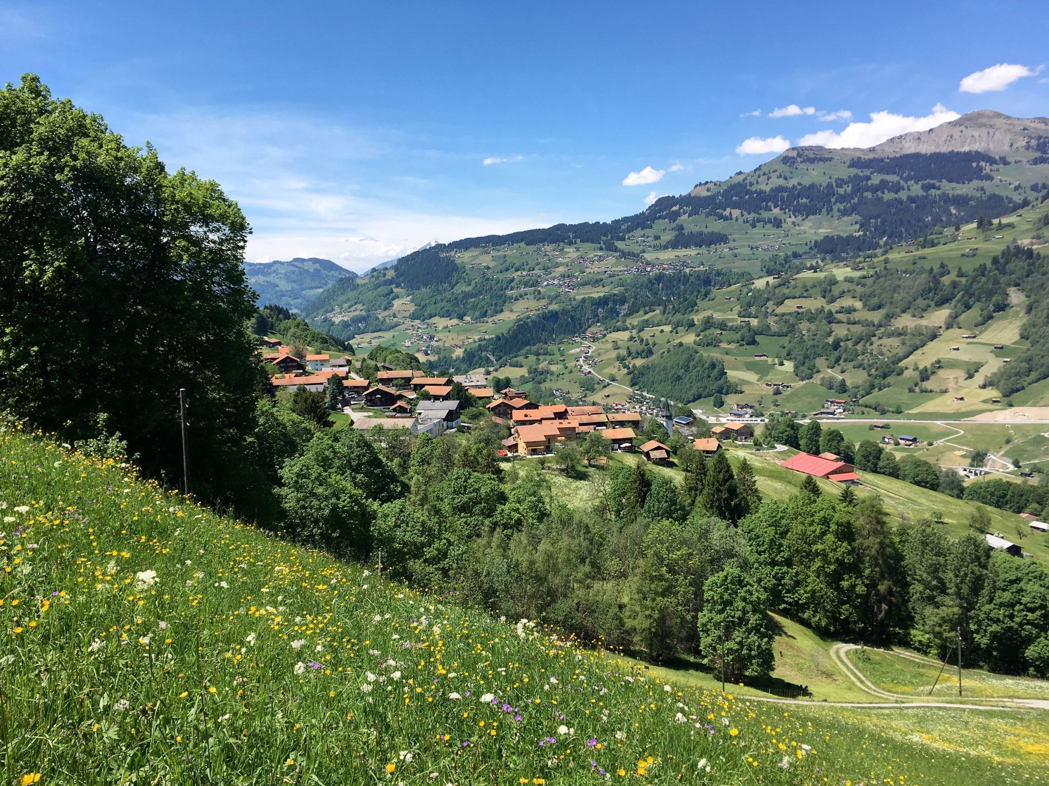 Charmantes Alpen-Appartement in Conters, (Conters),