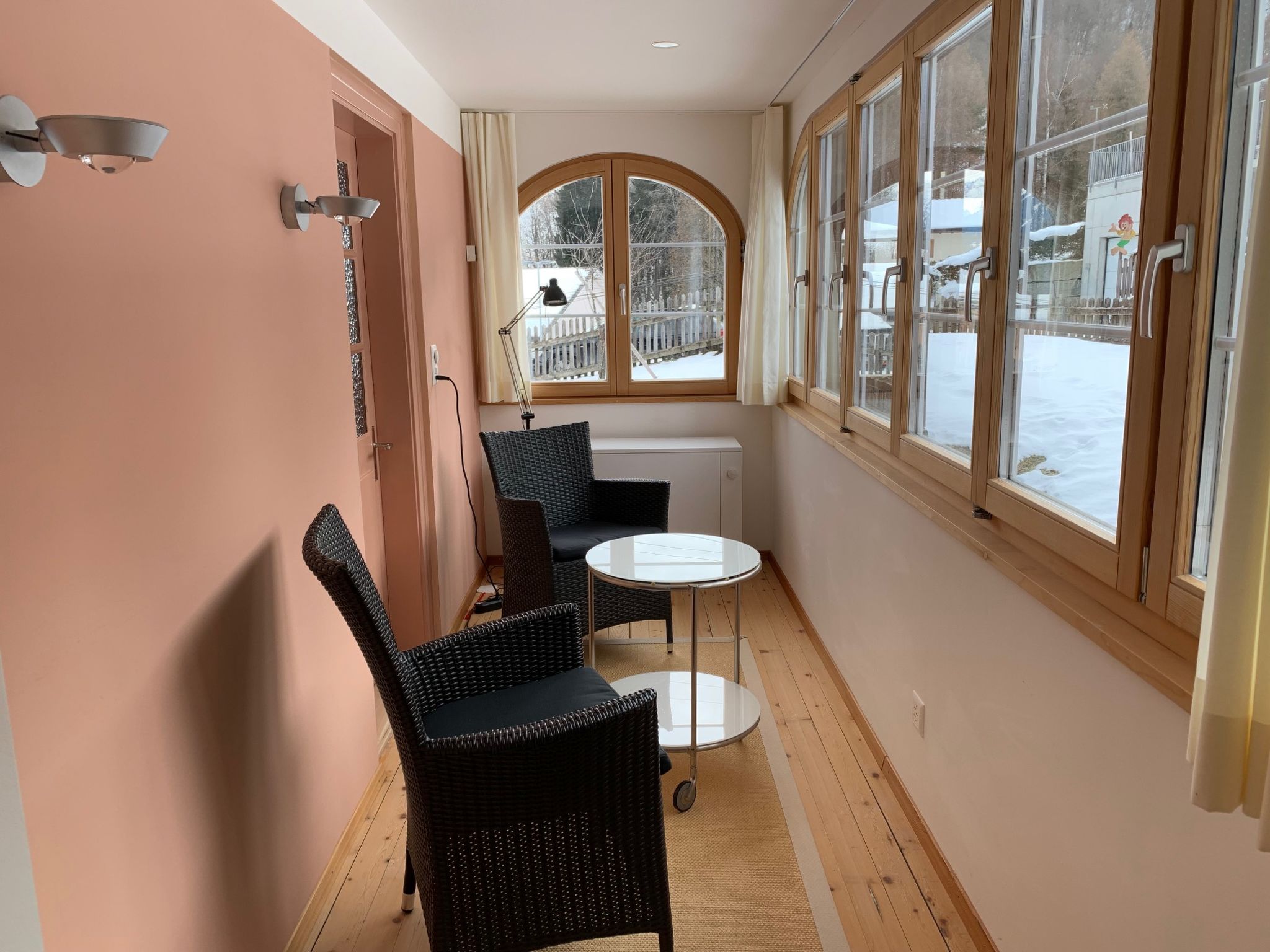 Charmantes Alpen-Appartement in Conters (Davos-Klosters/Parsenn). - Binnen