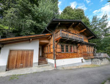 Vrijstaand chalet met groot zonneterras en weids dalzicht in Pany - thumbnail 2