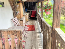 Vrijstaand chalet Alte Gonda in Pany met panoramisch uitzicht op de bergen - thumbnail 5