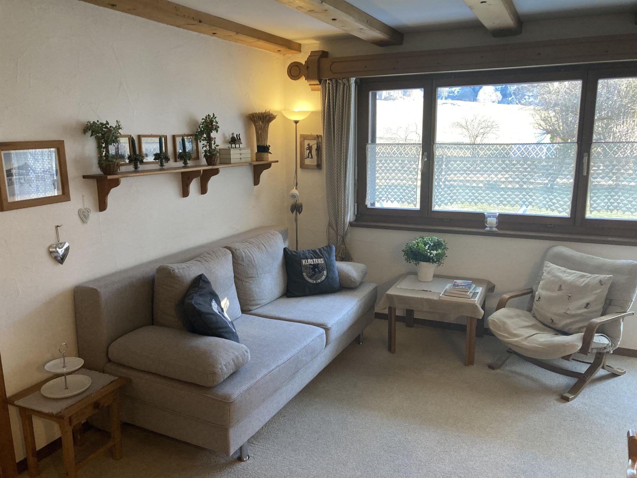 Knus 2-kamer appartement in Klosters, direct aan de skipiste - foto 2