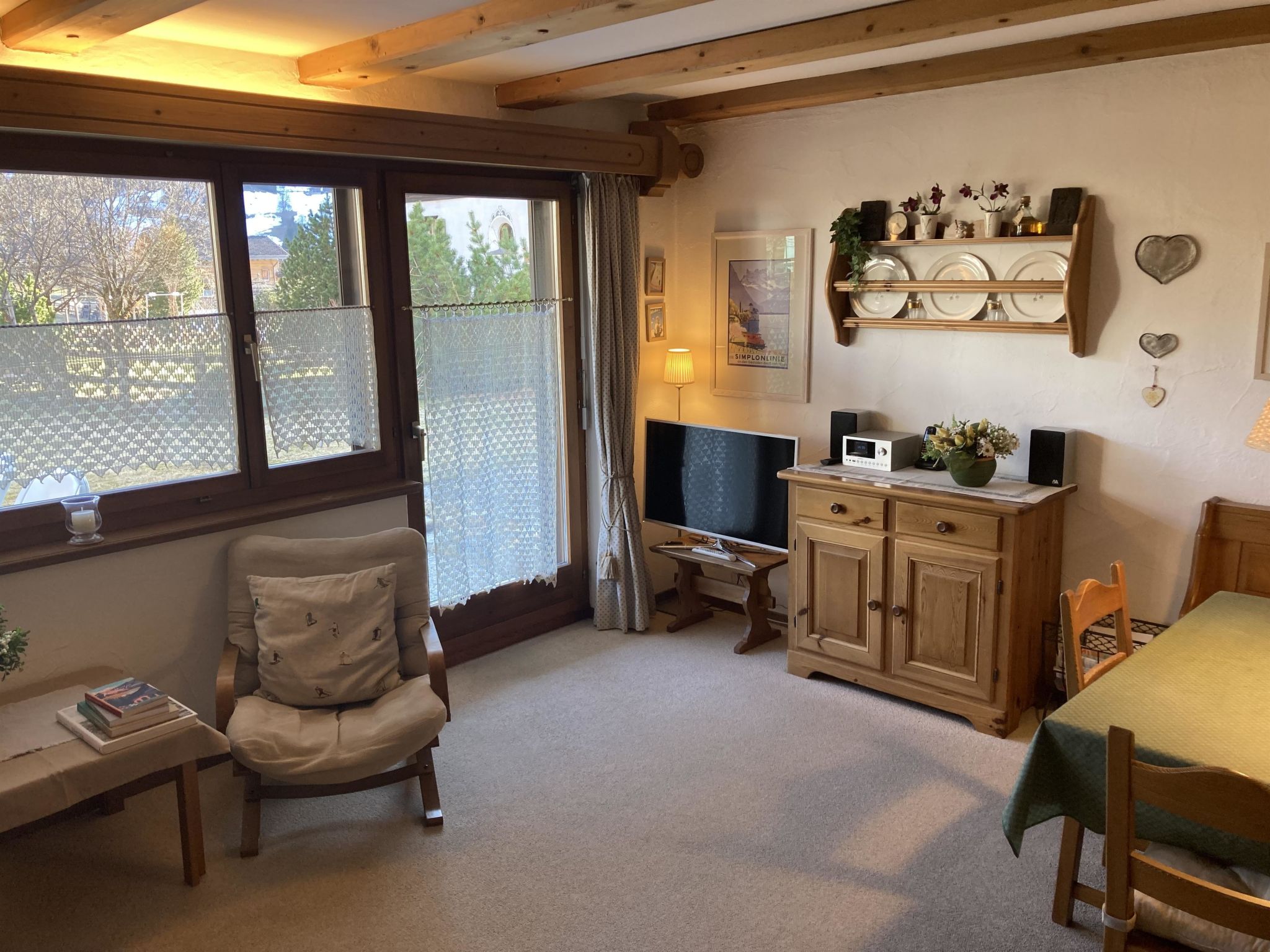 Knus 2-kamer appartement in Klosters, direct aan de skipiste - foto 4