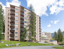 Parkareal Apt 504: Zonnig appartement met bergzicht bij de piste in Davos - thumbnail 3