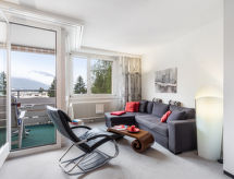 Parkareal Apt 504: Zonnig appartement met bergzicht bij de piste in Davos - thumbnail 2
