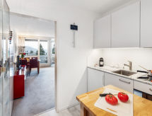 Parkareal Apt 504: Zonnig appartement met bergzicht bij de piste in Davos - thumbnail 4