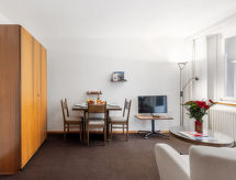 Zonnig appartement op 300m van centrum Davos, vlakbij skipiste - thumbnail 6